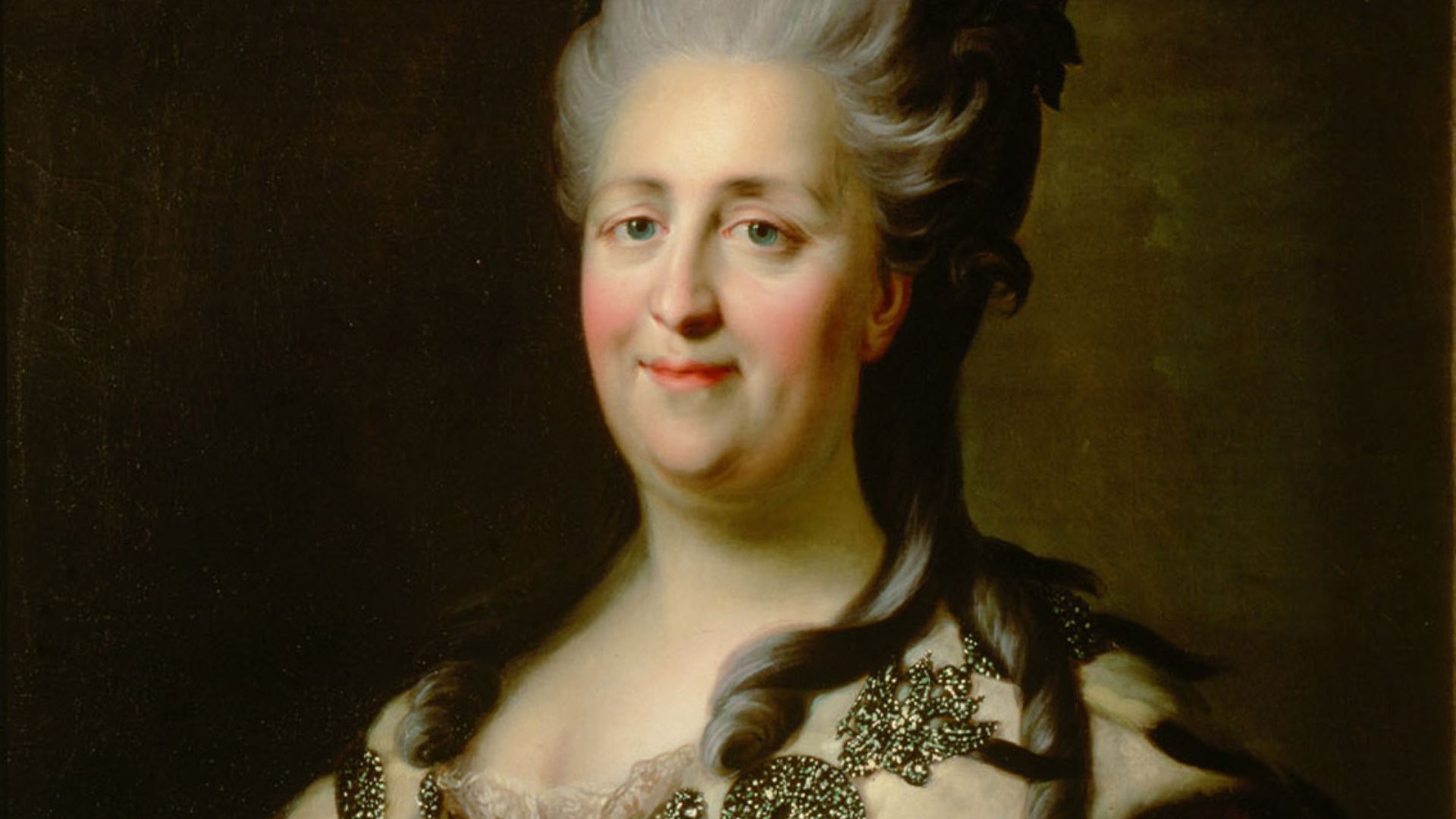 File:Catherine II after Roslin, Rokotov (1780s, Kunsthistorisches Museum).jpg