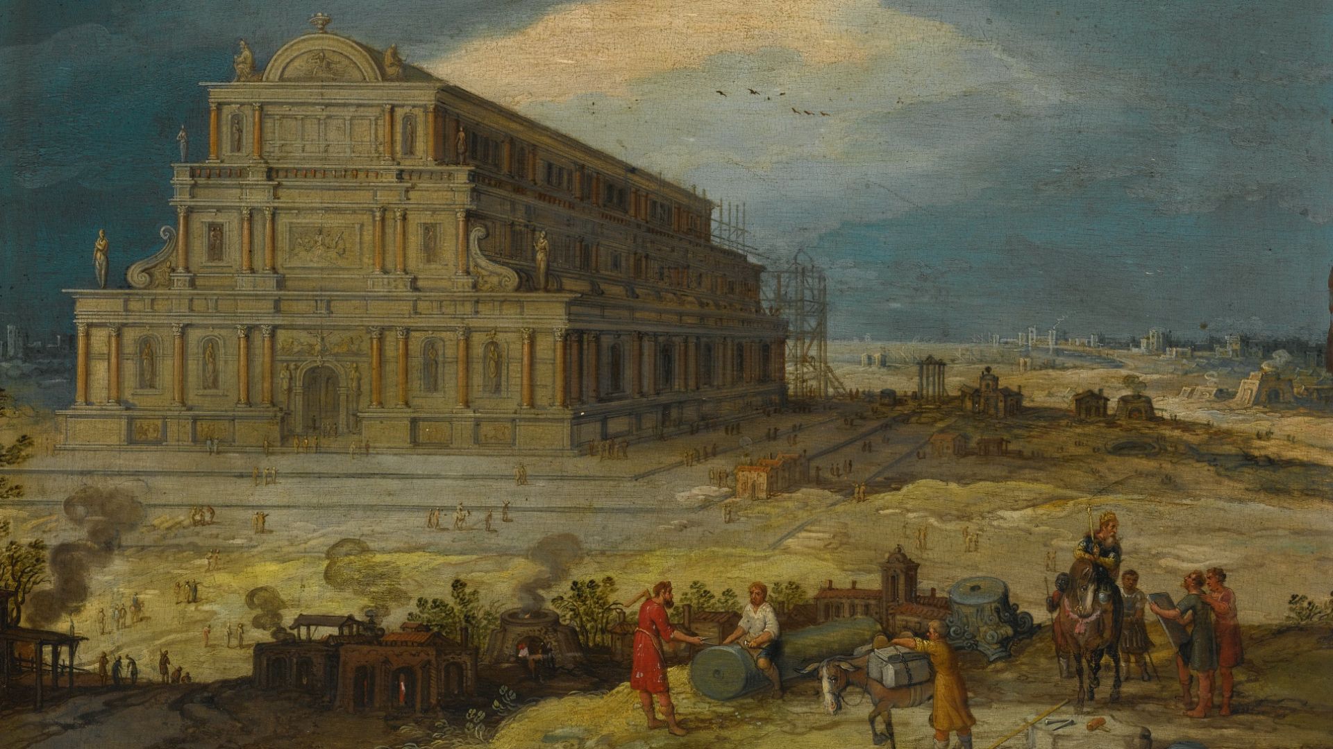 File:Hendrik van Cleve III The Building of the Temple of Artemis at Ephesus.jpg