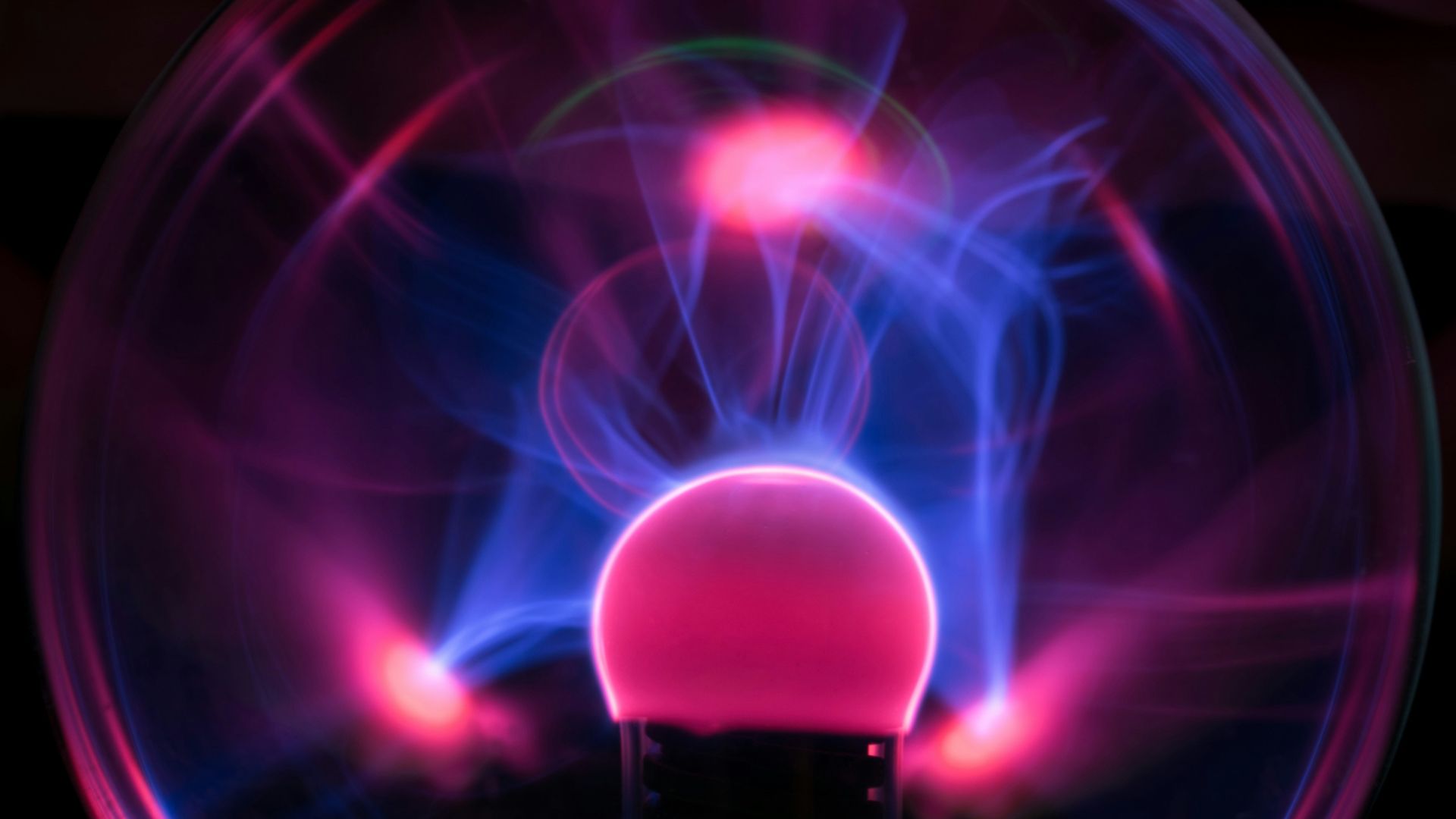 pink and green light fixture