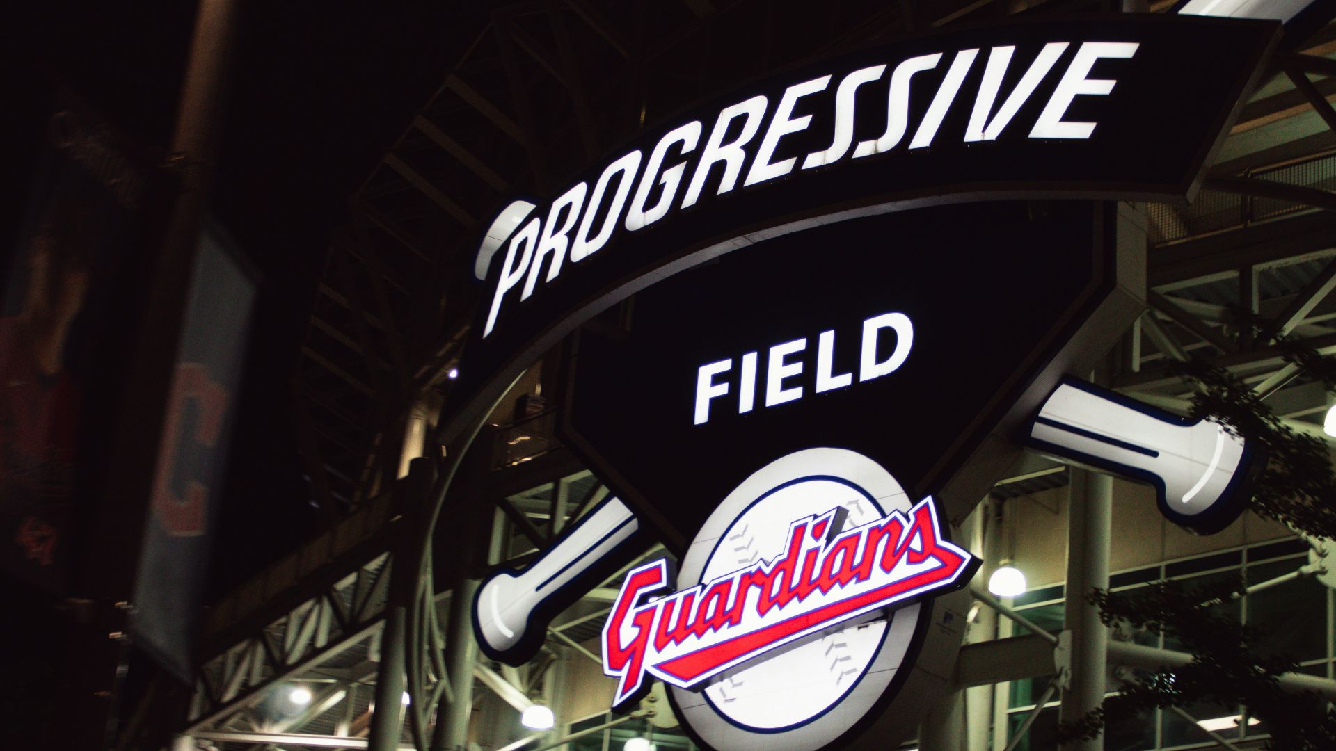 a sign with a drink logo