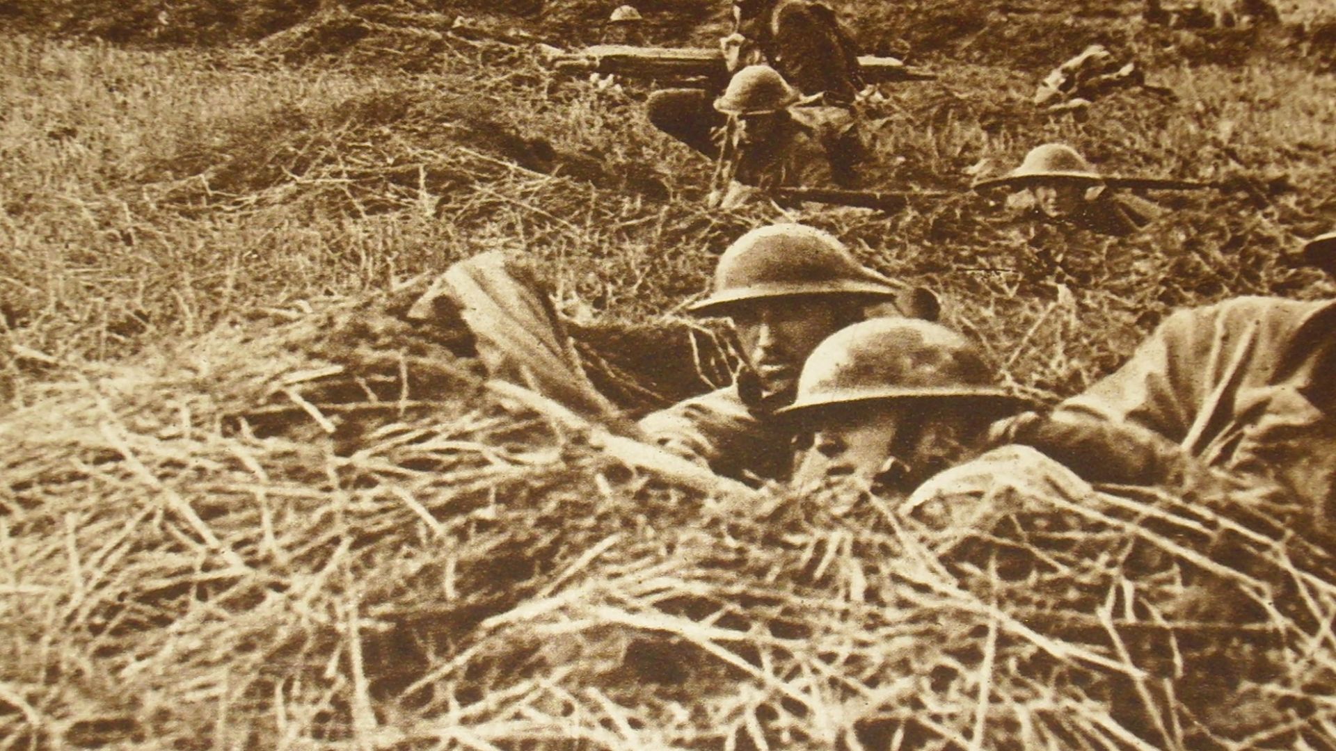 File:American troops in the field during World War I.JPG