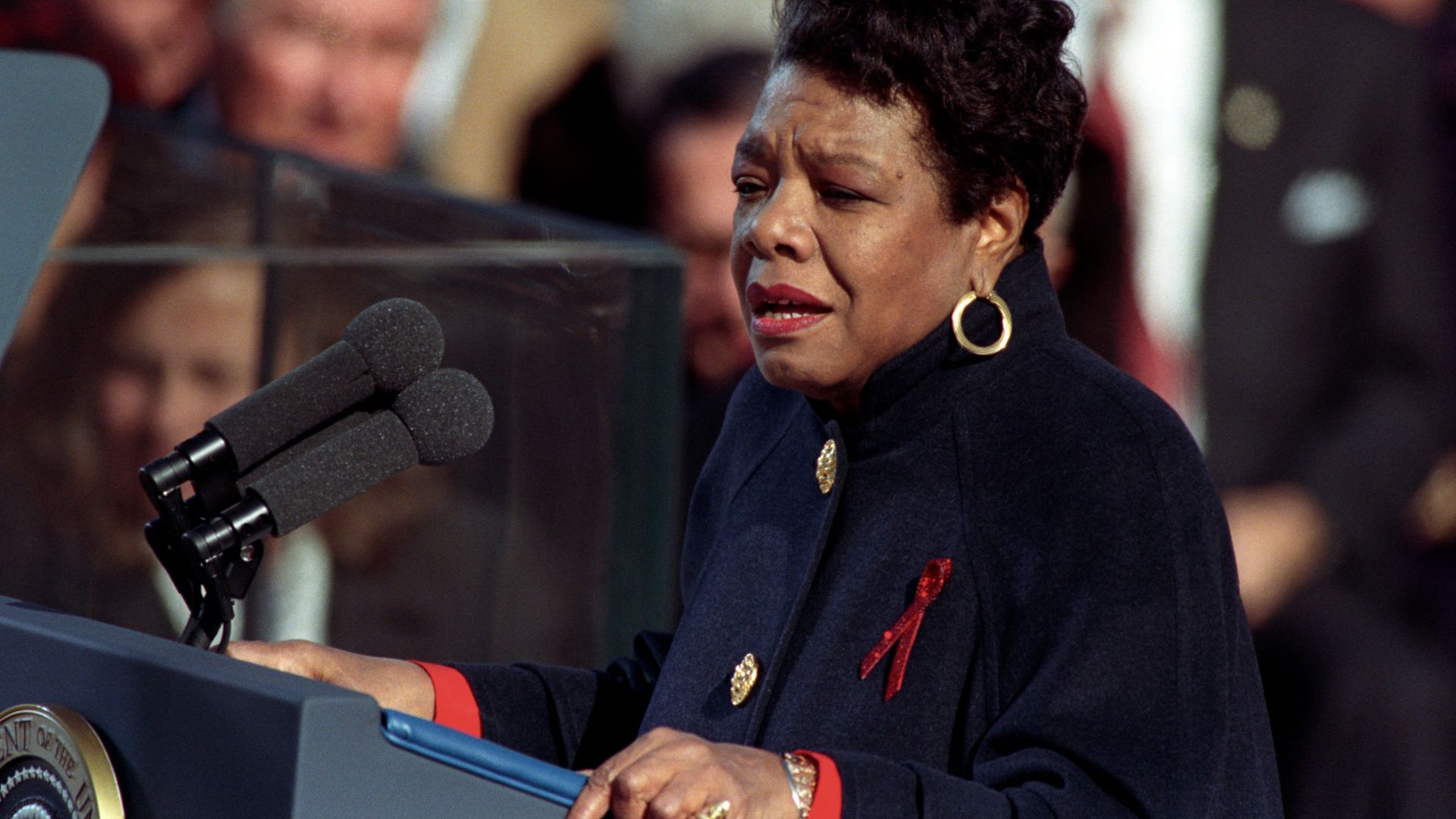File:Angelou at Clinton inauguration.jpg