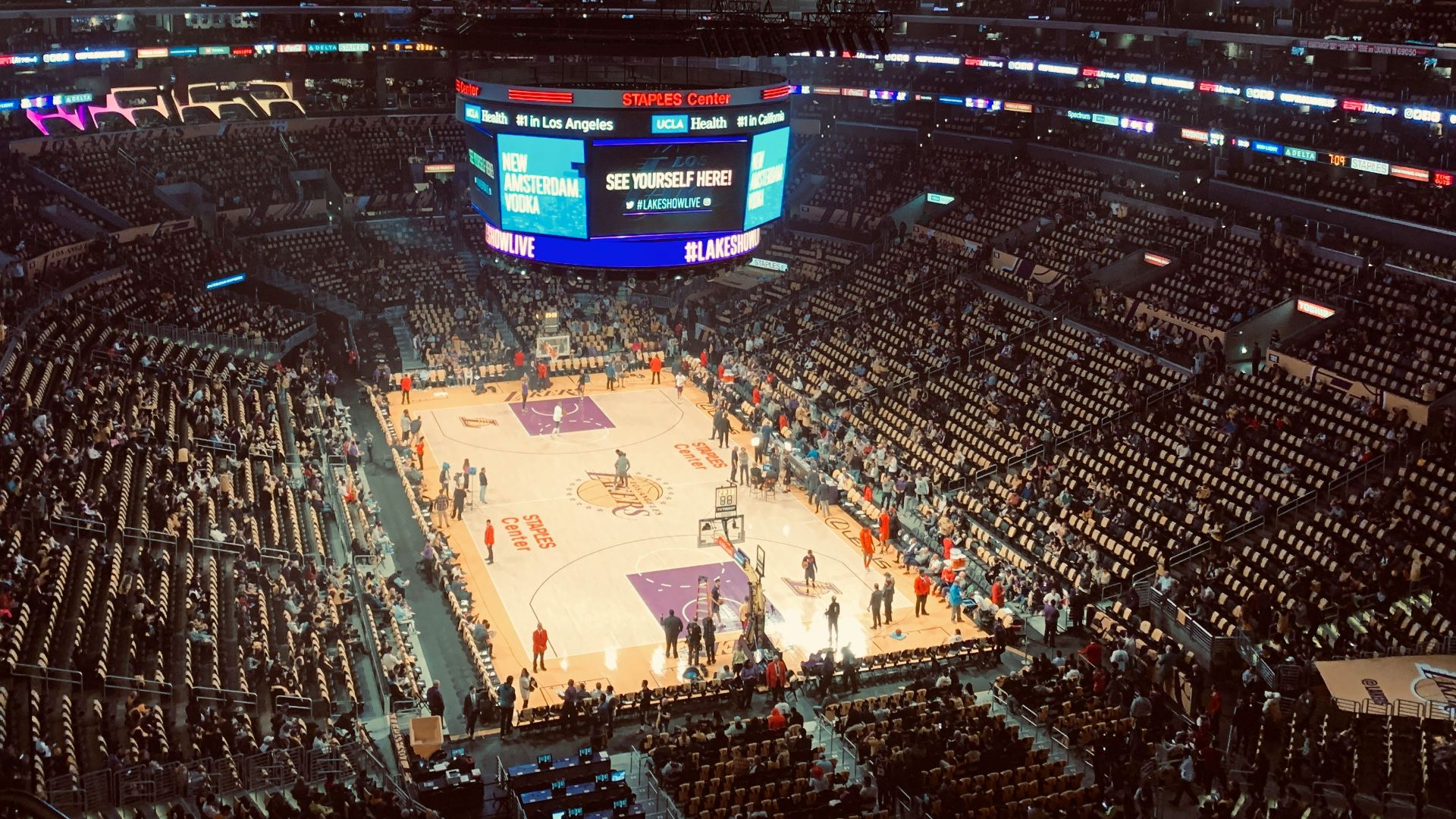 people on ice skating rink