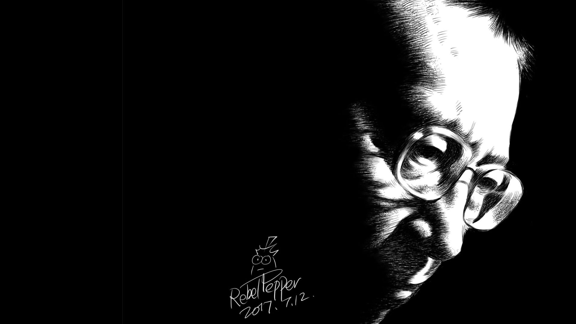 File:Portrait of Liu Xiaobo by Wang Liming (2017).jpg