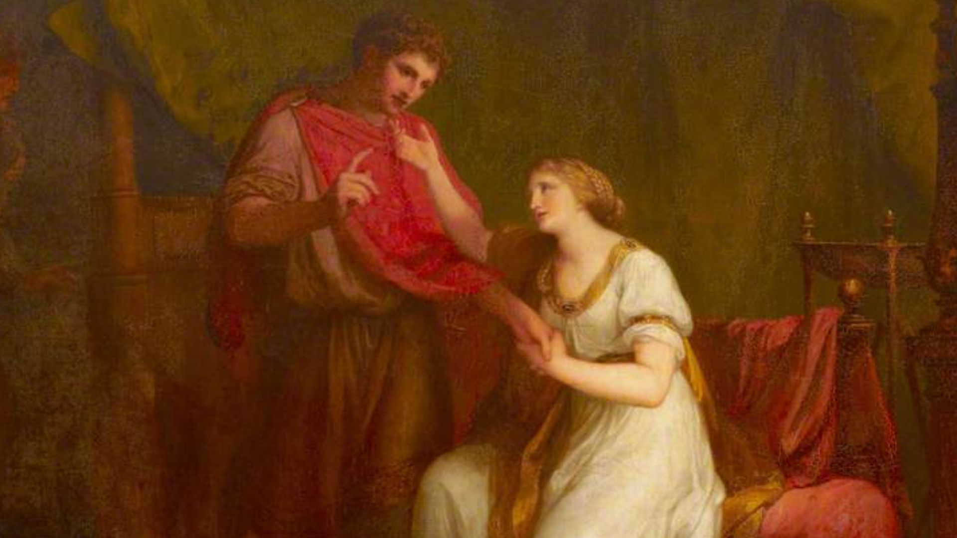 File:Angelica Kauffmann (1741-1807) - Diomed and Cressida (from William Shakespeare's 'Troilus and Cressida', Act V, Scene ii) - 486152 - National Trust.jpg