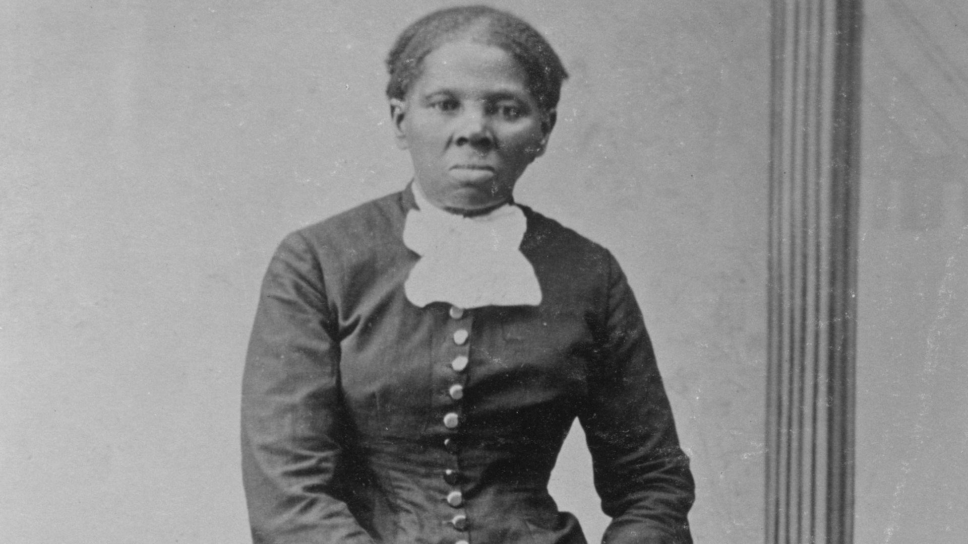 Portrait of Harriet Tubman.
