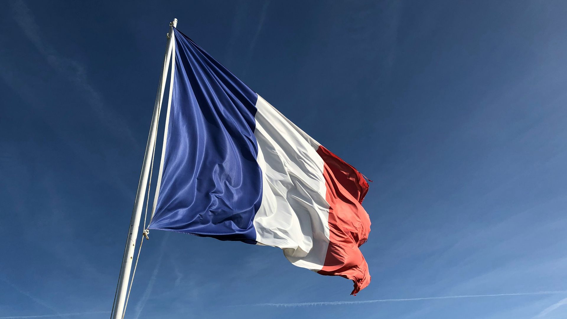 Yugoslavia flag under blue sky