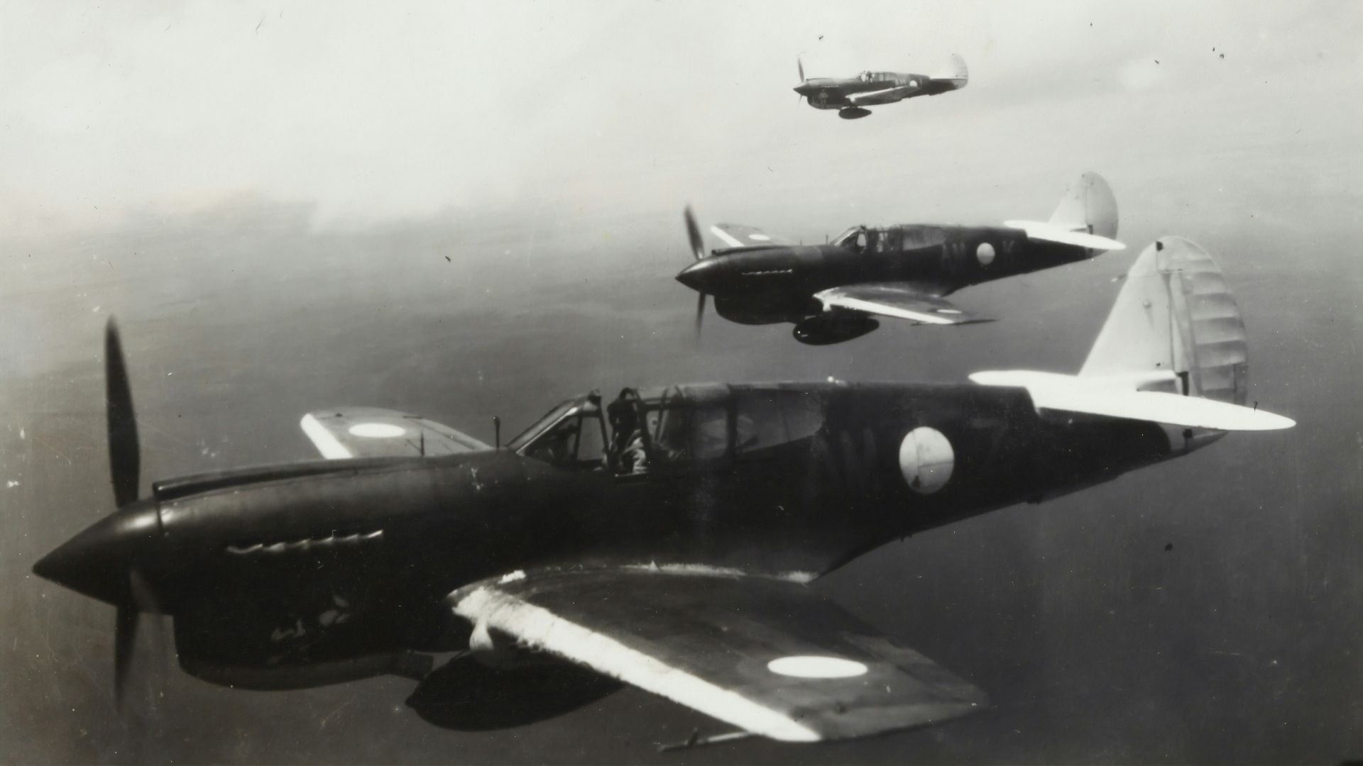 three monoplanes squadron in World War 2