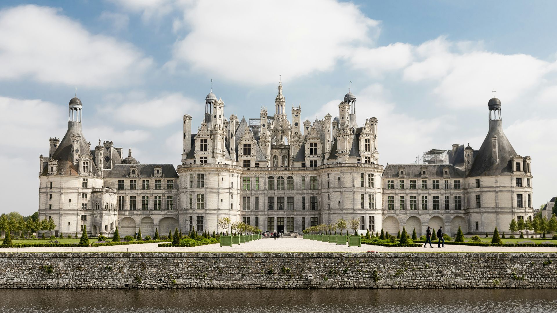 landscape photo of white and brown castle