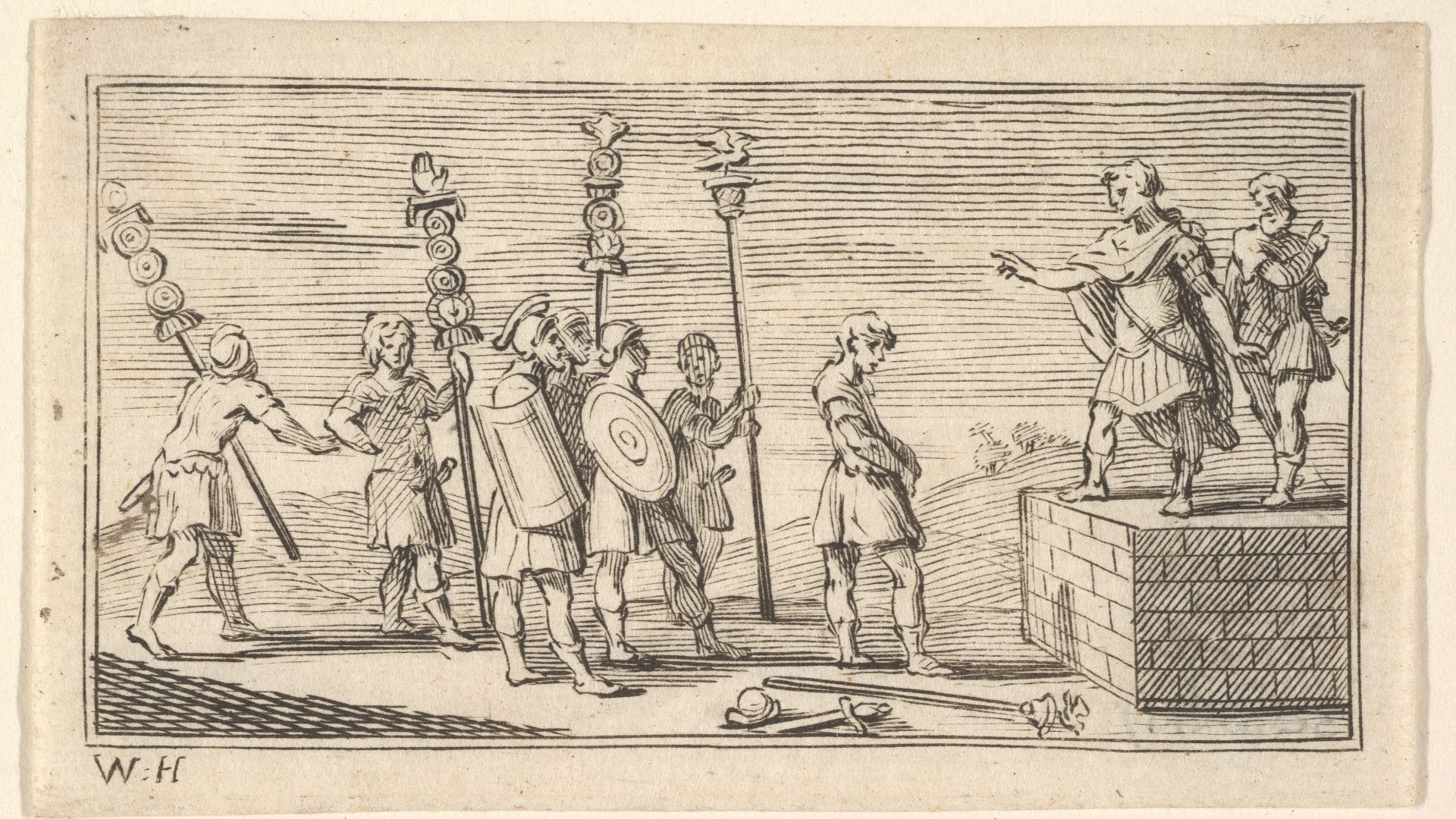 File:Shameful Discharge (John Beaver, Roman Military Punishments, 1725) MET DP824585.jpg