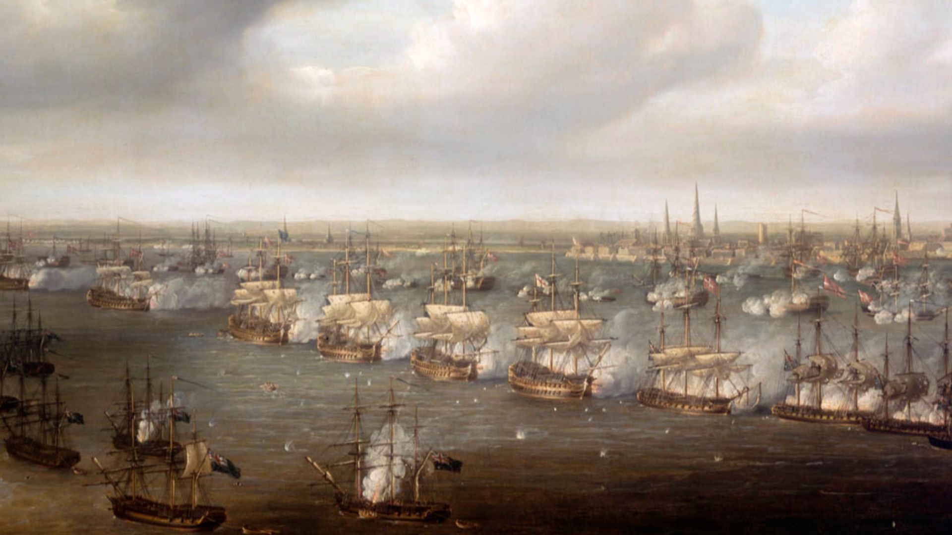File:Nicholas Pocock - The Battle of Copenhagen, 2 April 1801.jpg