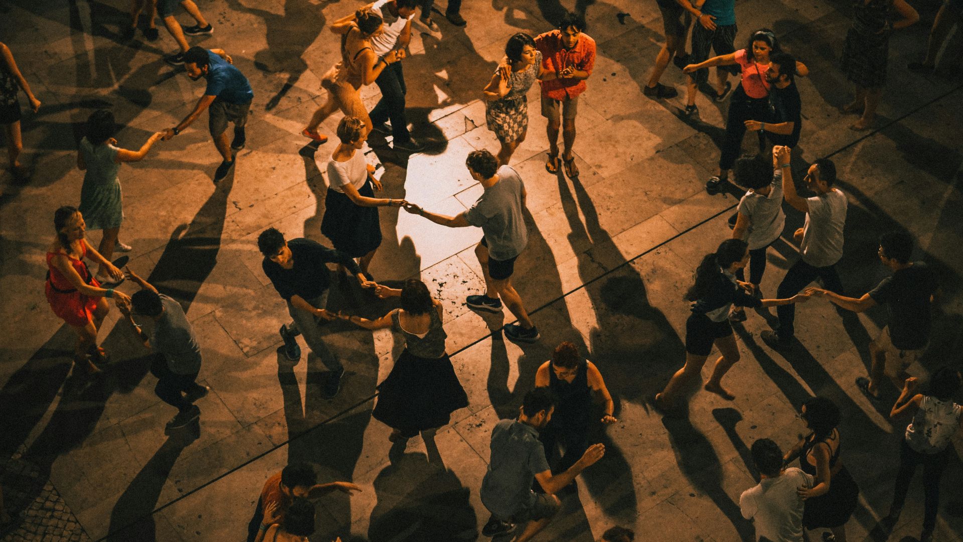group of people dancing