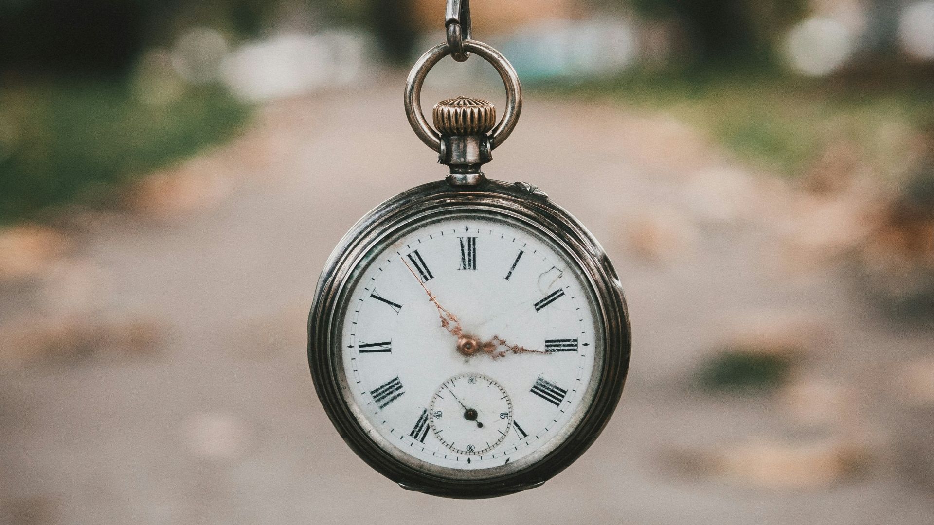 pocket watch at 3:55