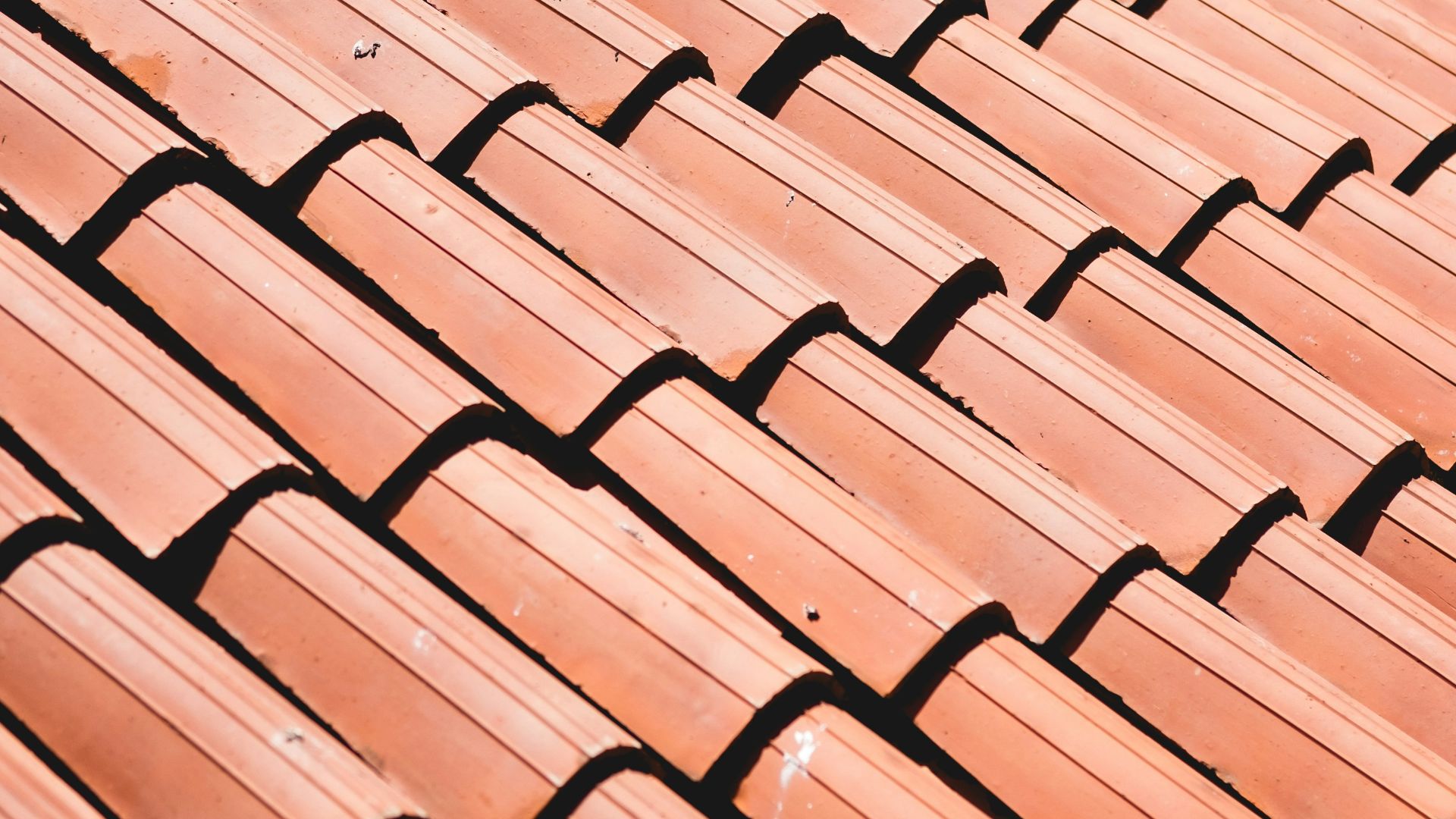 brown roof tiles