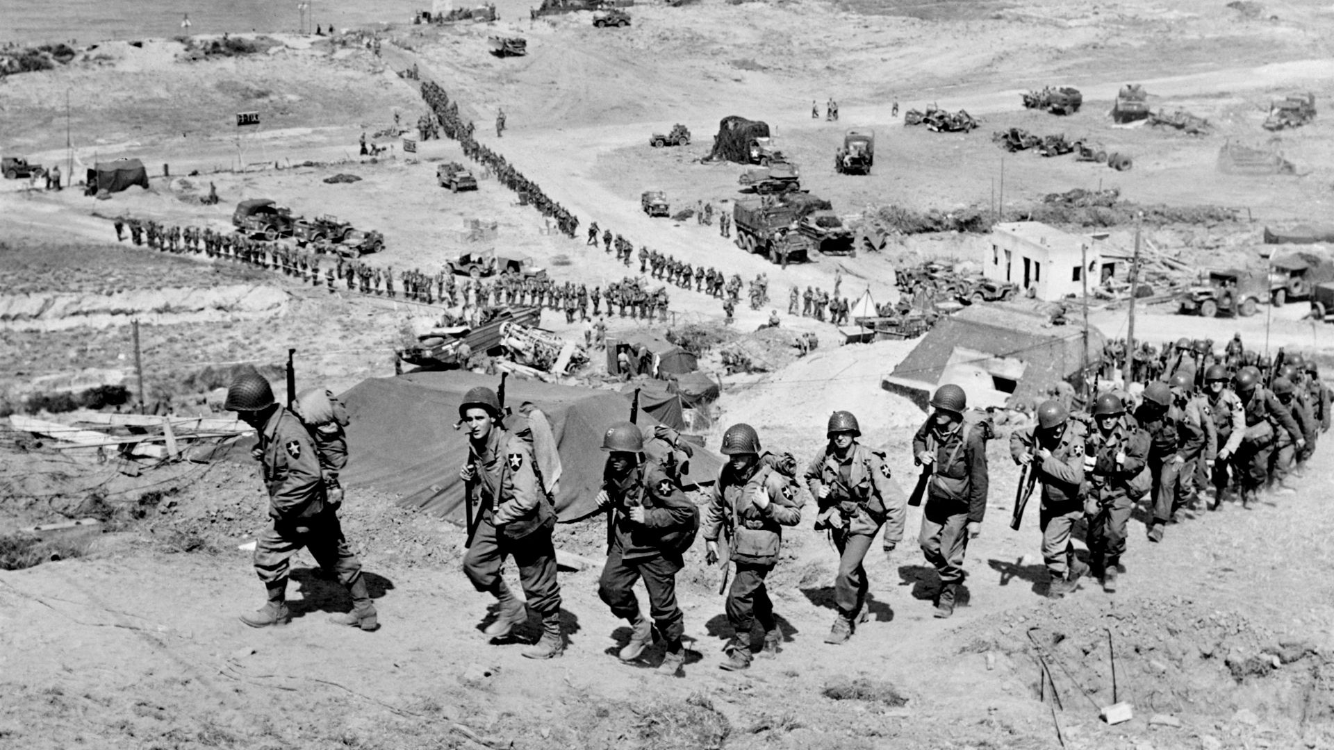 File:2nd Infantry Division, E-1 draw, Easy Red sector, Omaha Beach, D+1, June 7, 1944.jpg