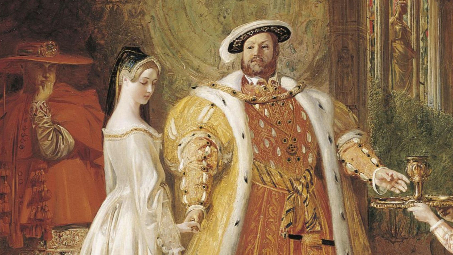 File:Daniel Maclise Henry VIIIs first interview with Anne Boleyn.jpg