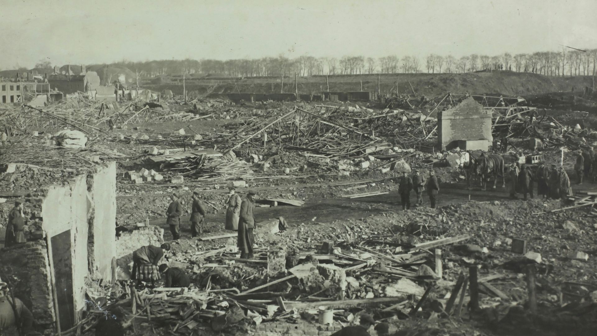 grayscale photo of city