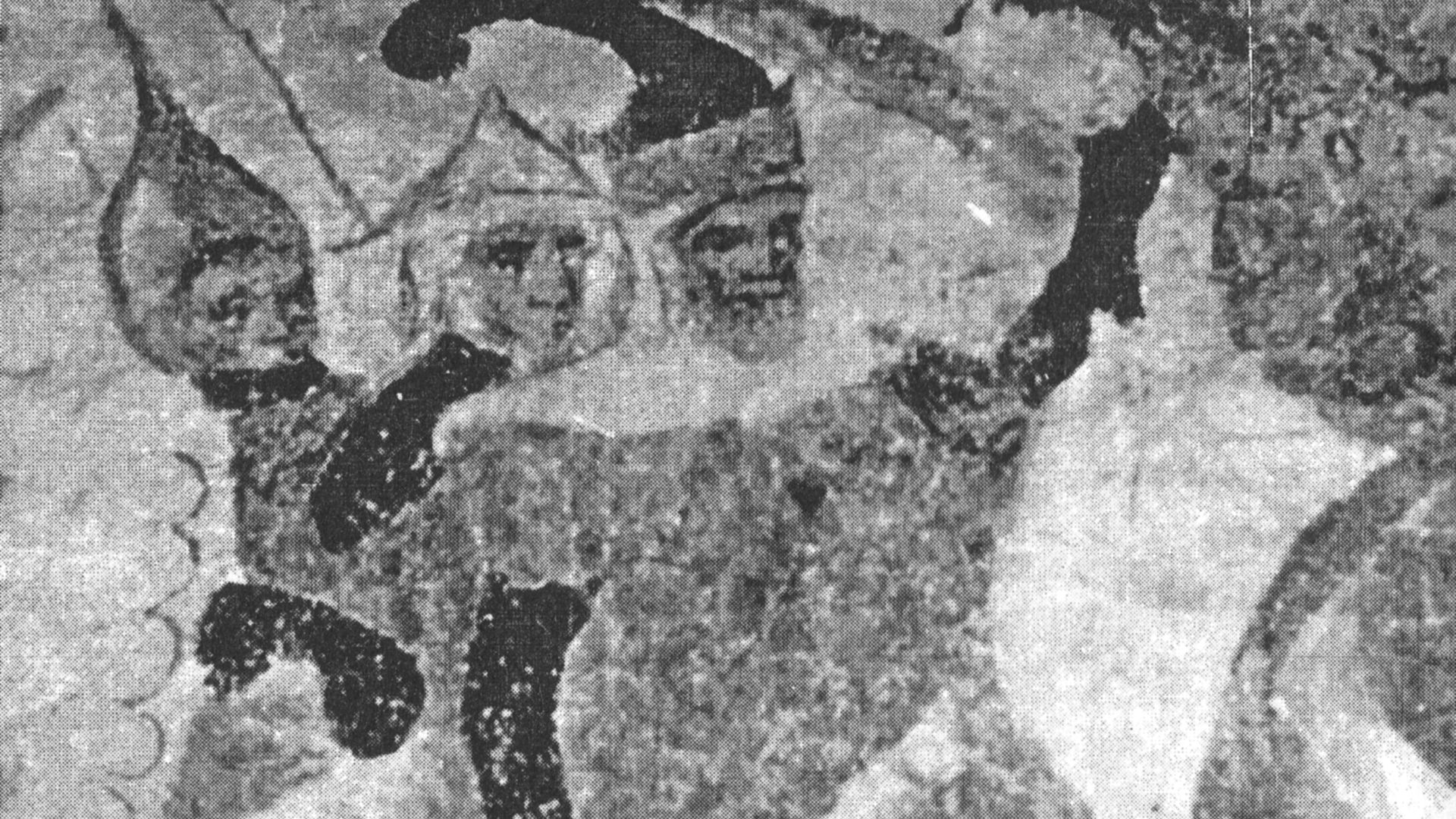 File:Vitalienbrueder, Wandmalerei in d, Kirche zu Bunge auf Gotland, gemalt ca. 1405.JPG