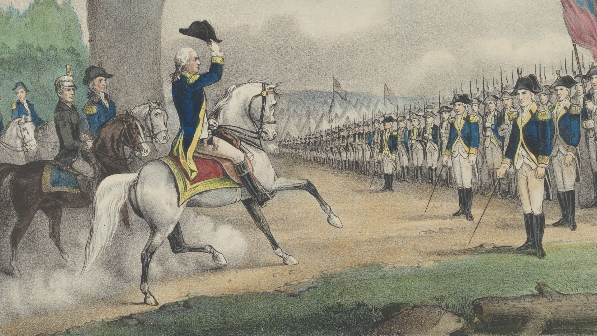 File:Washington Taking Command of the American Army – At Cambridge, Massachusetts, July 3rd, 1775 MET DP853566.jpg
