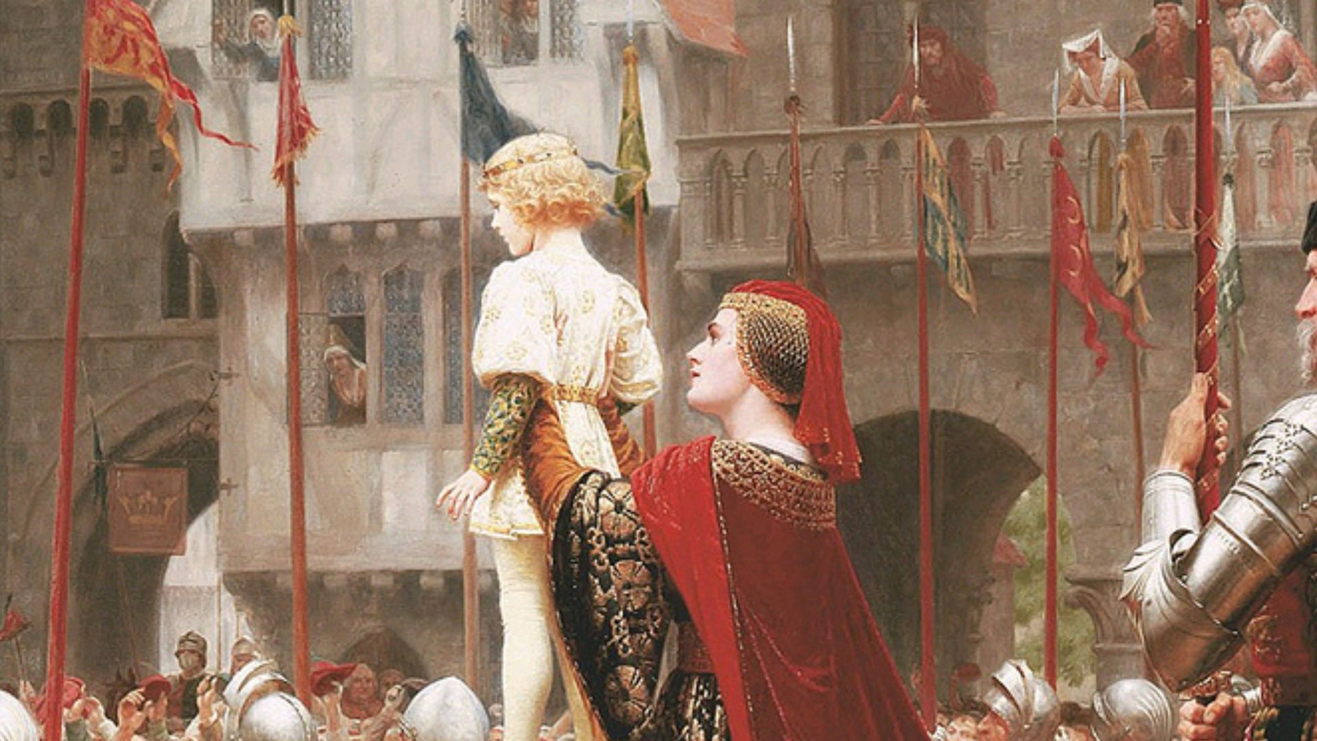 File:Edmund Blair Leighton - A little prince likely in time to bless a royal throne.jpg