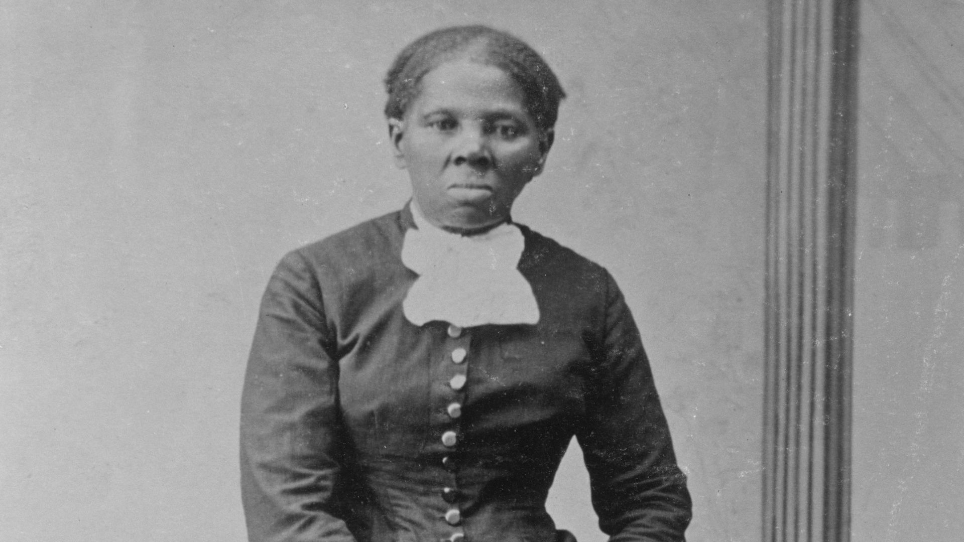 Portrait of Harriet Tubman.