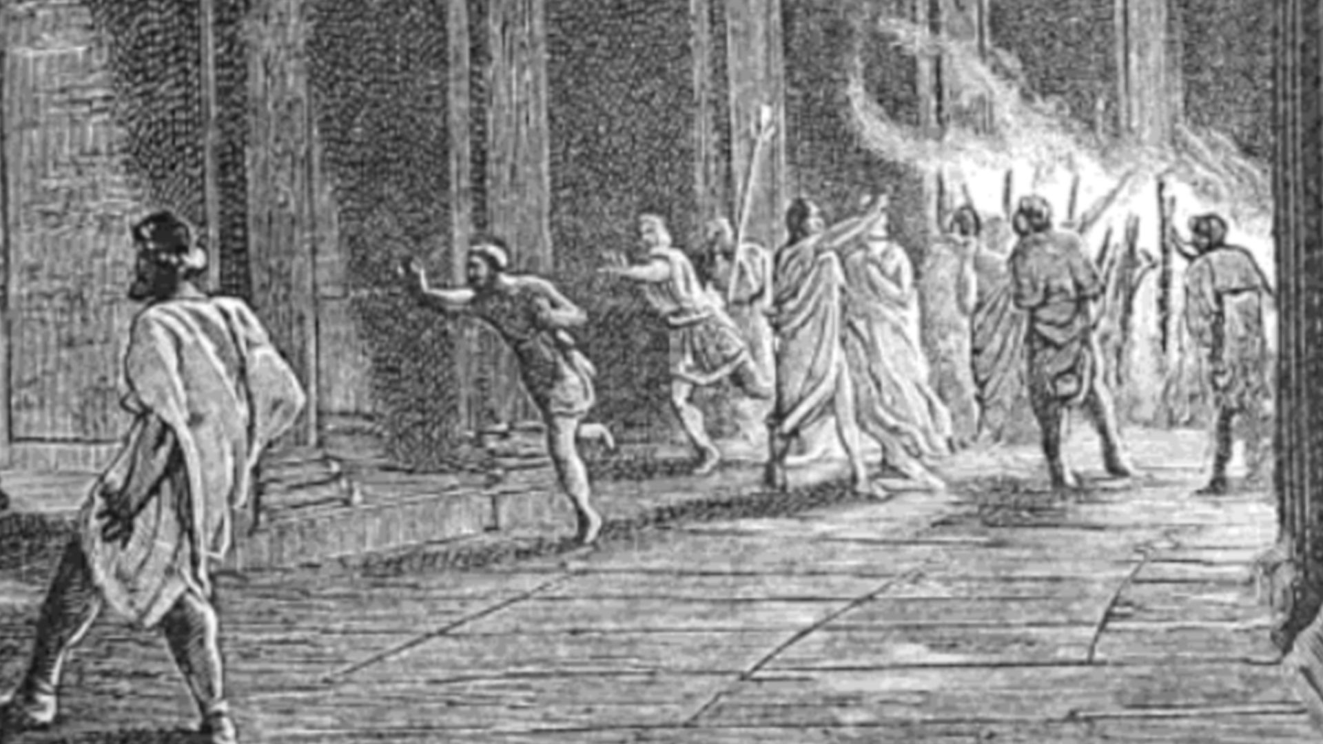 File:Lodovico Pogliaghi - Conspiracy of 182 to assassate the Roman emperor Commodus.png