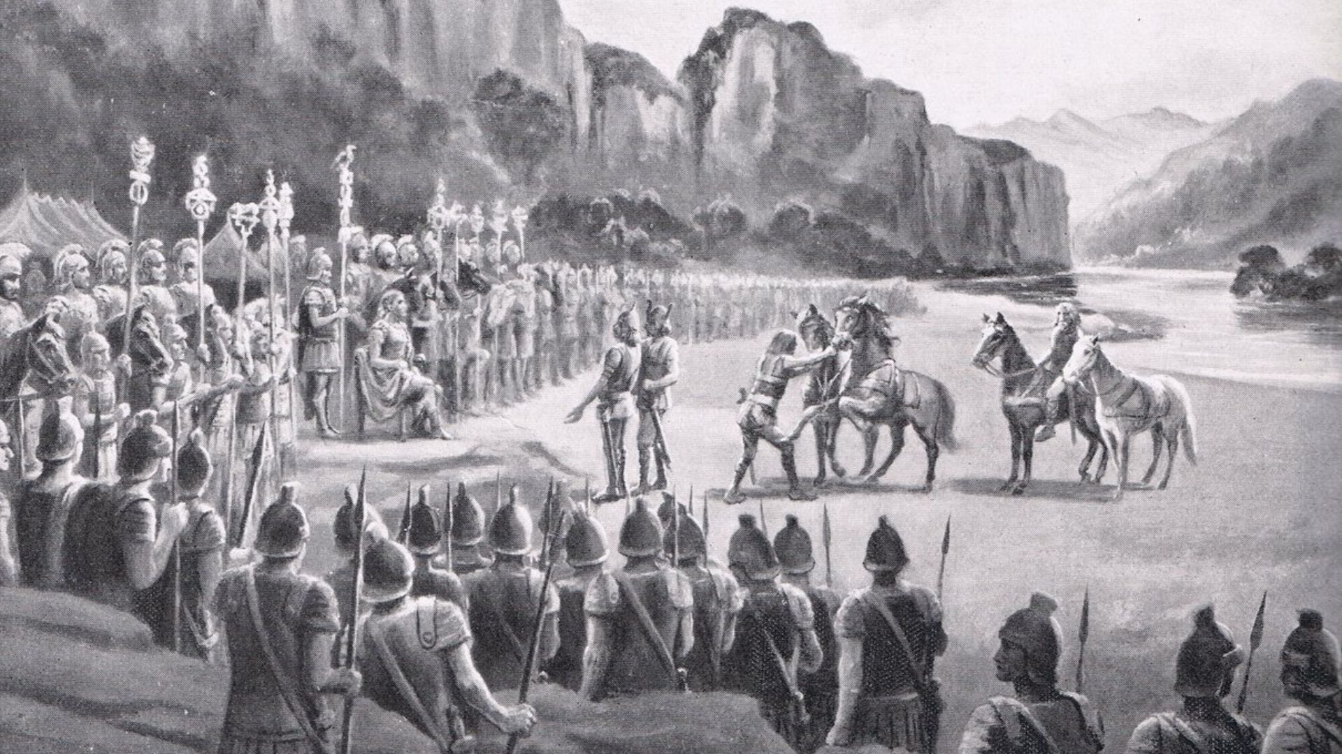 File:Norman Prescott Davies - Ambassadors of the Alumanni before Aurelian, 270 AD.jpg