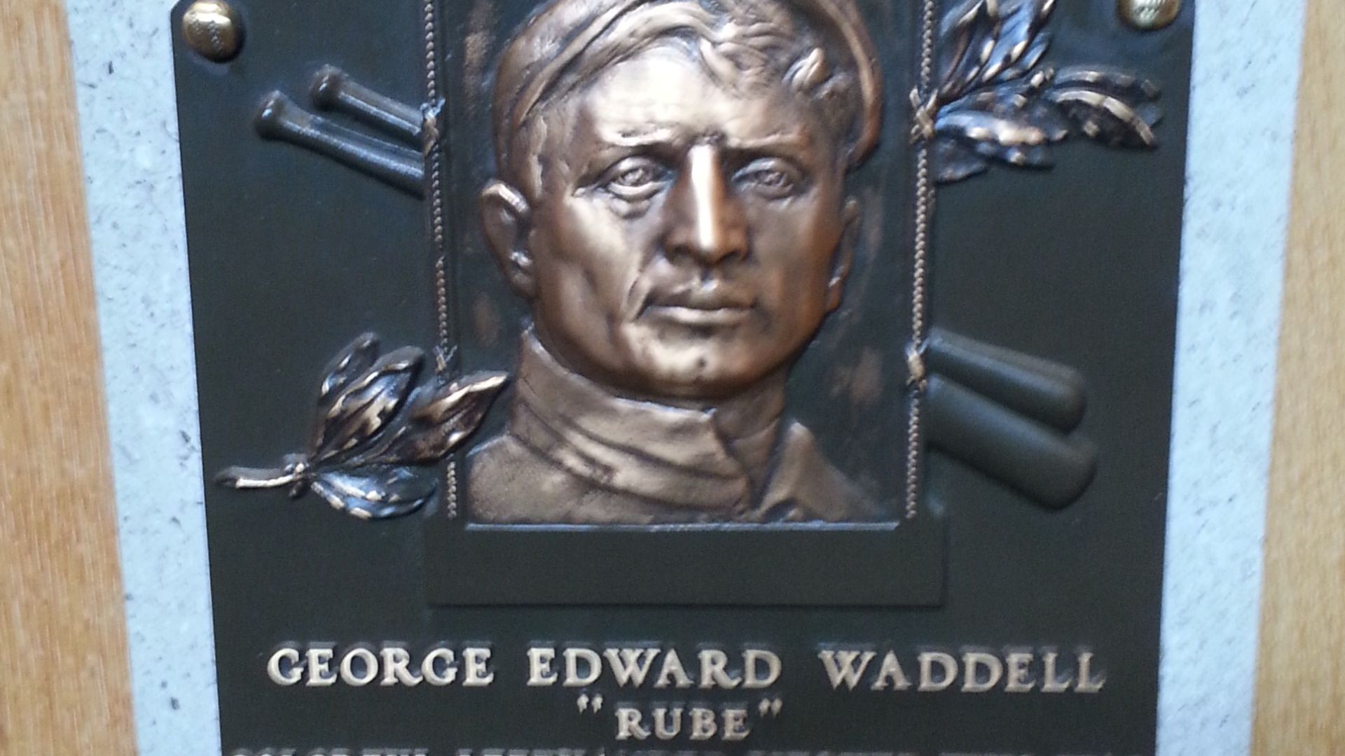 File:Rube Waddell plaque HOF.jpg