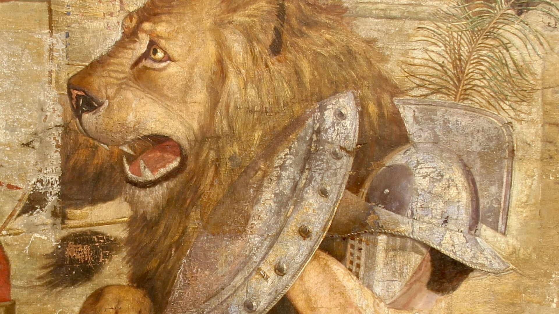 File:Barbary Lion in colosseum of Rome.jpg
