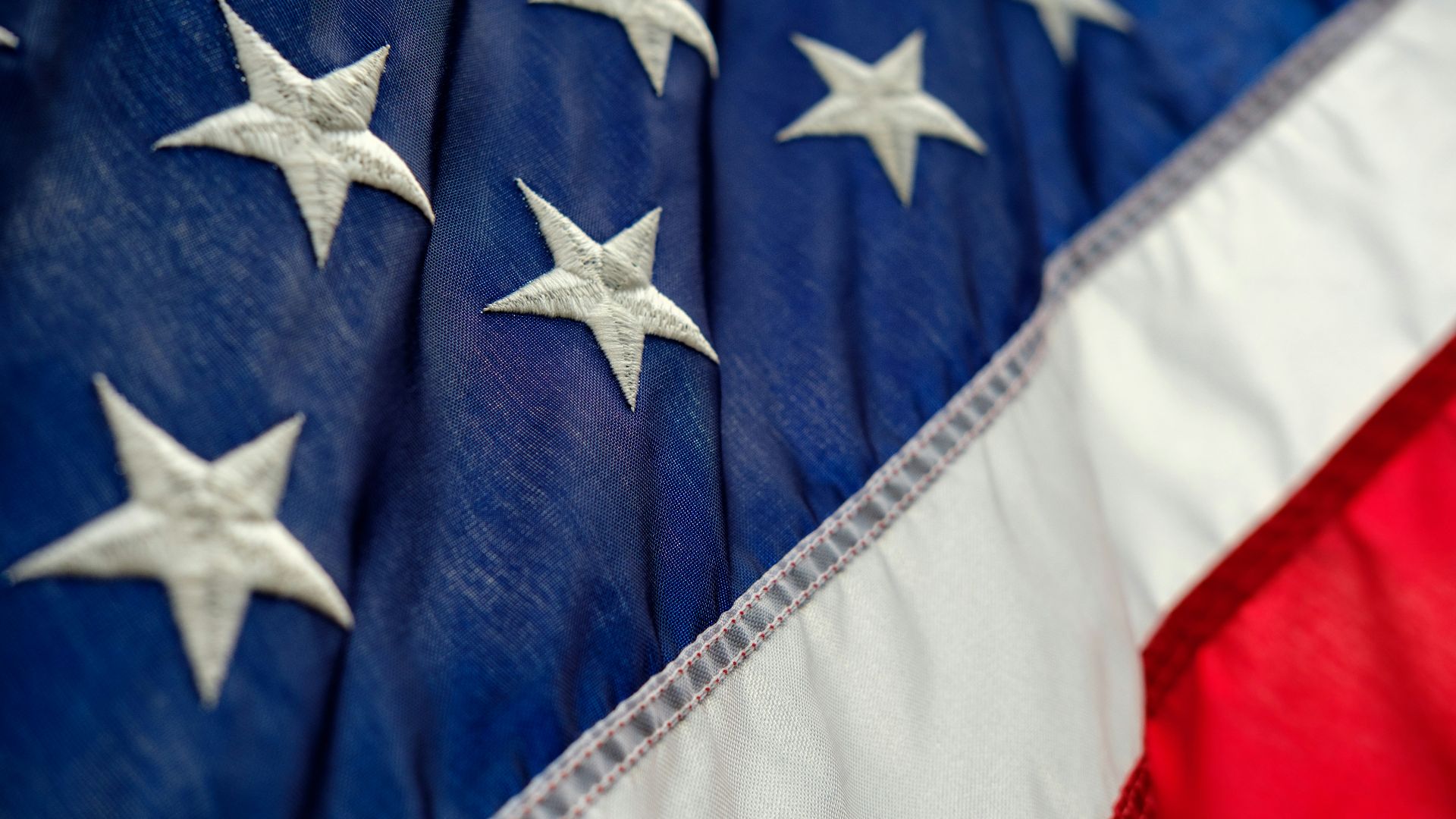 blue, white, and red flag