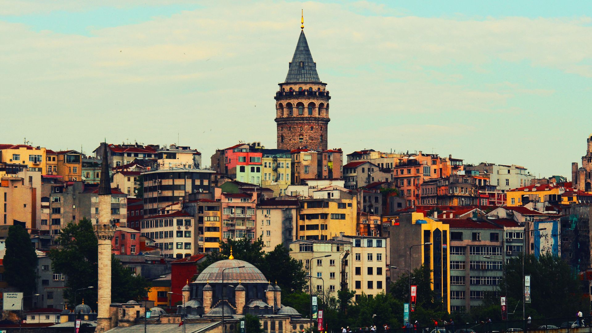 aerial photo of city