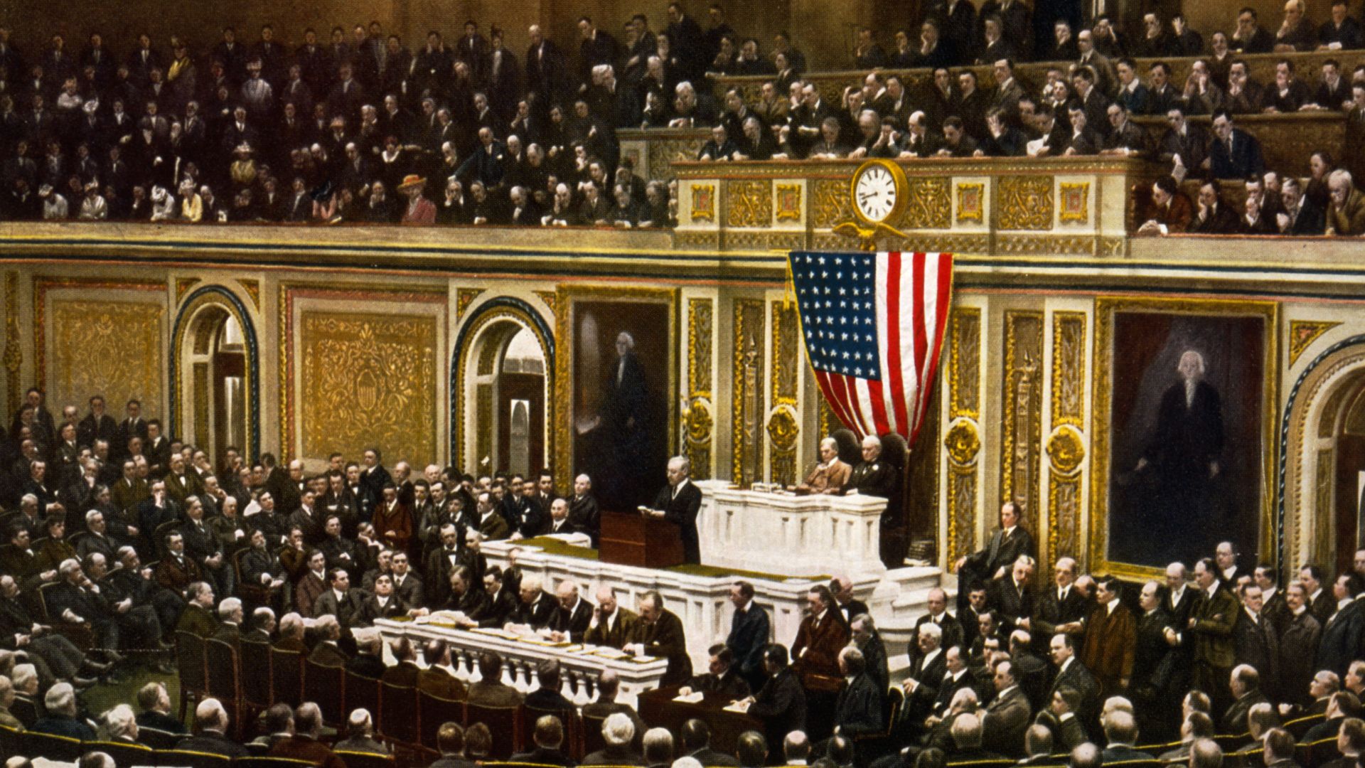 File:President Woodrow Wilson asking Congress to declare war on Germany, 2 April 1917.png