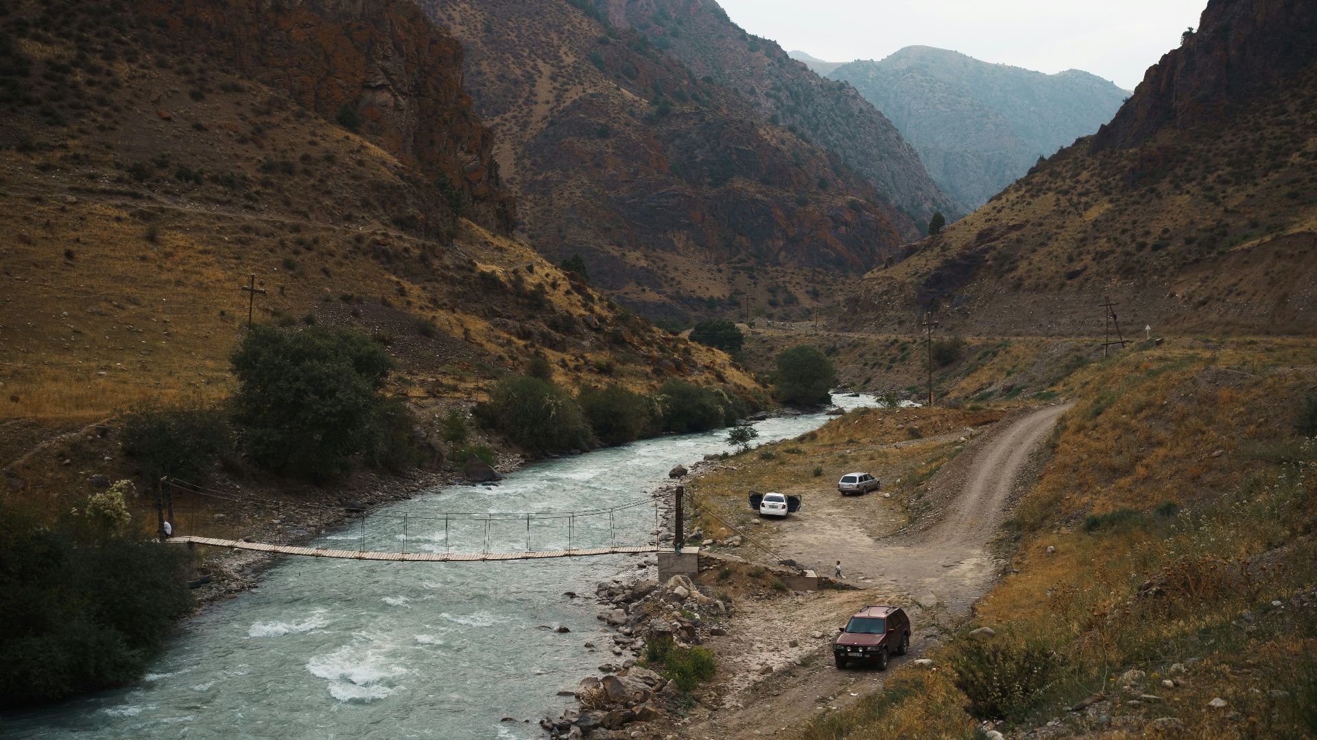 a river running through a valley