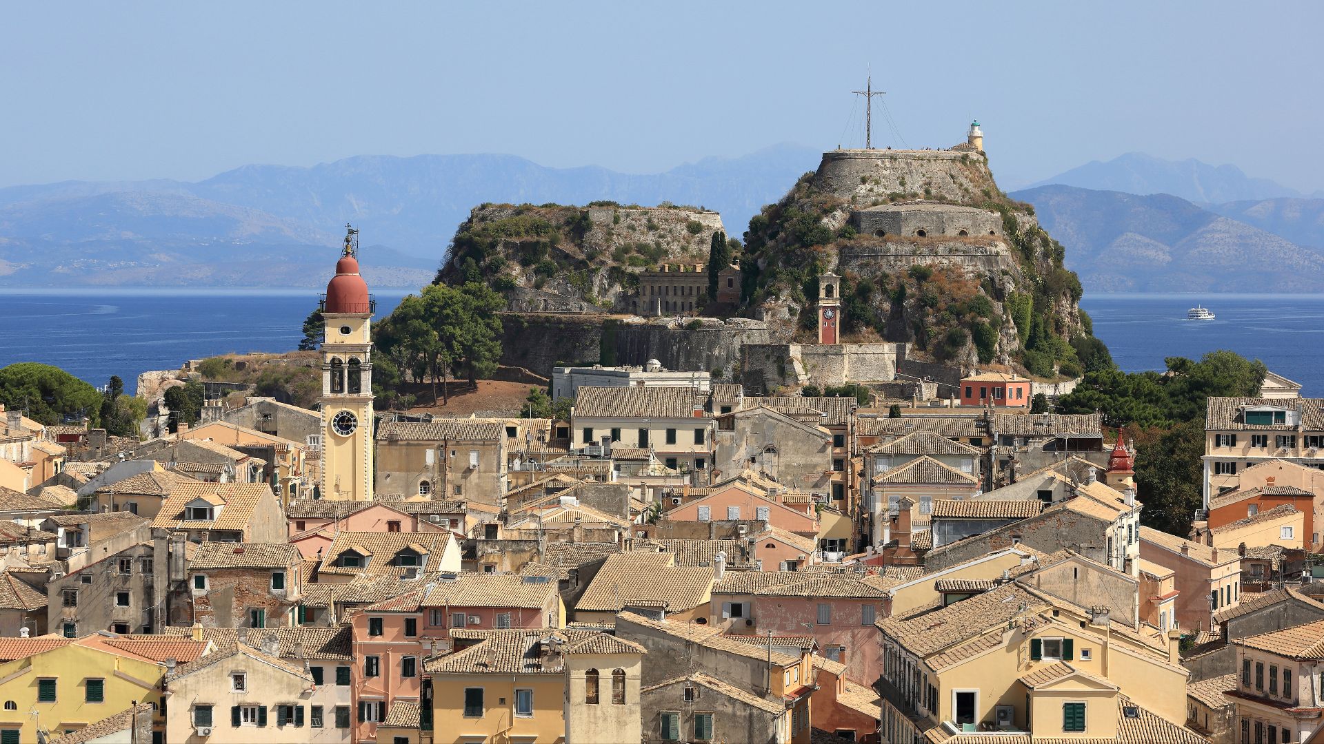 File:The Old Fortress and the Old Town of Corfu - September 2017.jpg
