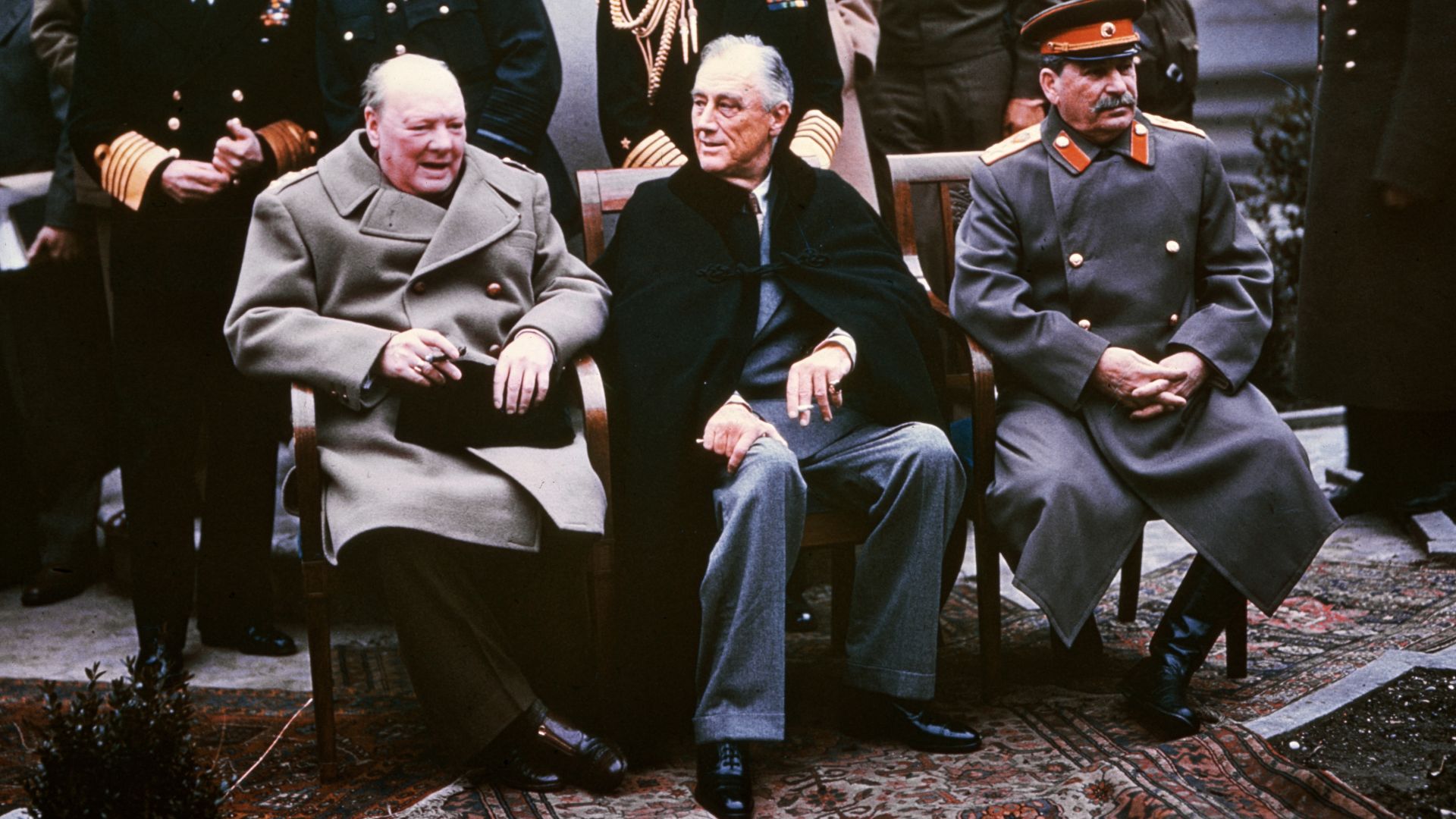 File:Yalta summit 1945 with Churchill, Roosevelt, Stalin.jpg