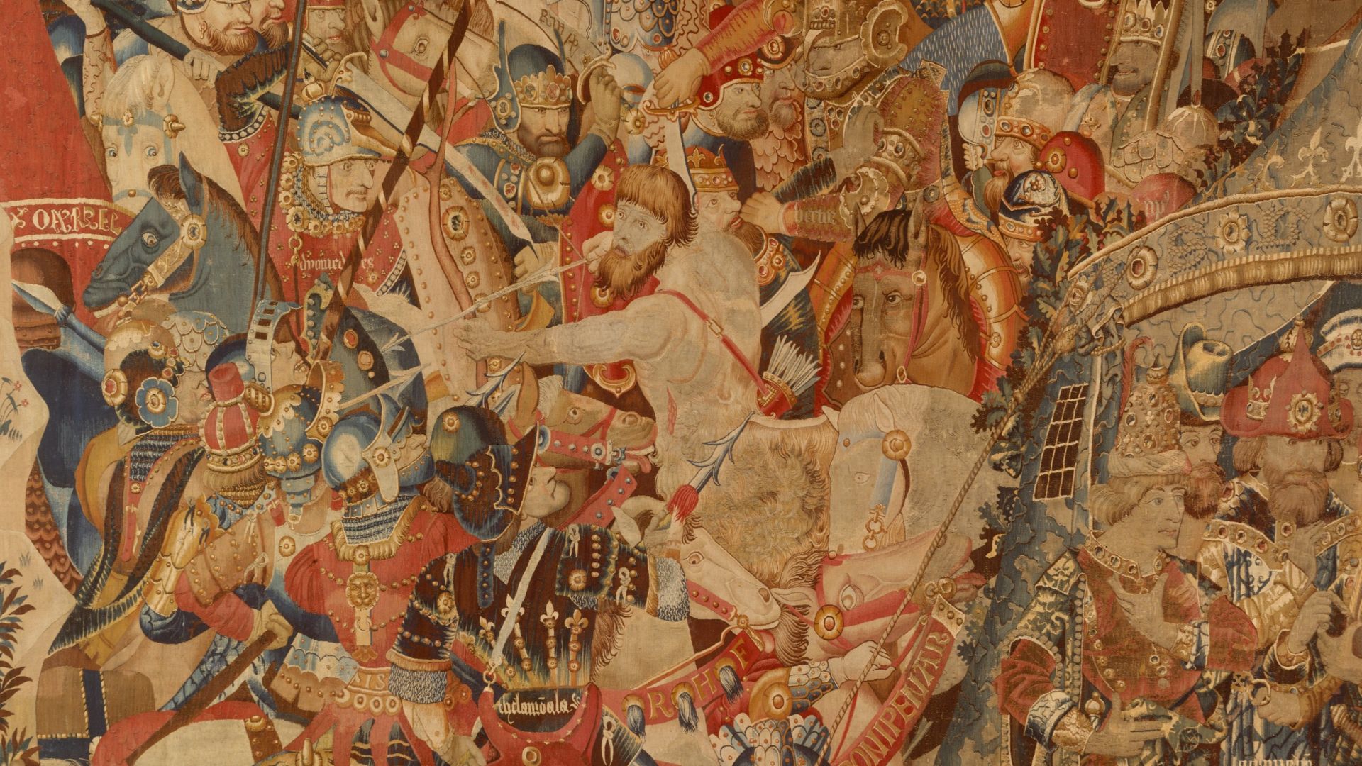 File:The Battle with the Sagittary and the Conference at Achilles' Tent (from Scenes from the Story of the Trojan War) MET DT4744.jpg