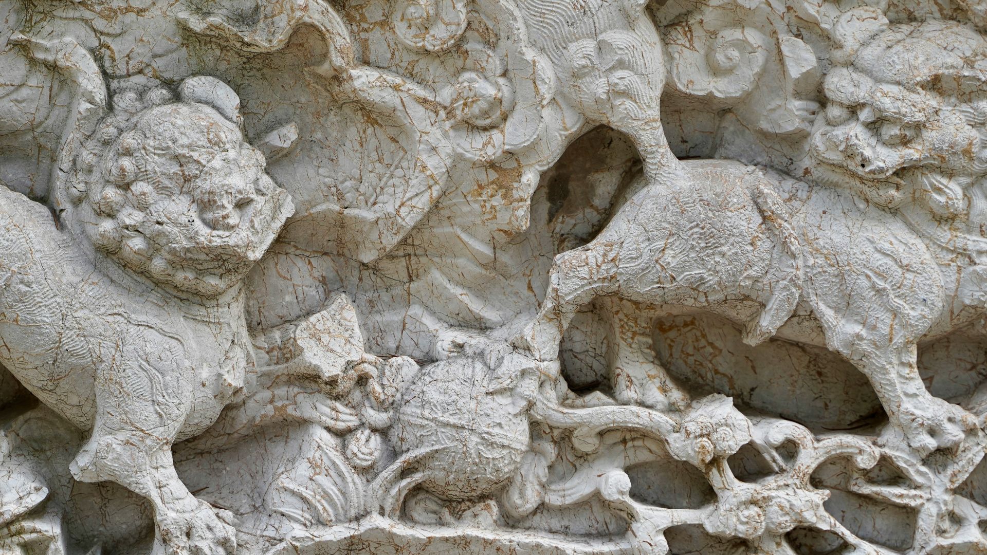 white and brown stone wall