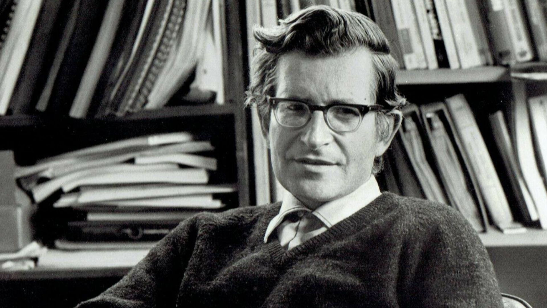 File:Portrait photograph of Noam Chomsky by Andrea Womack, c. 1973.jpg