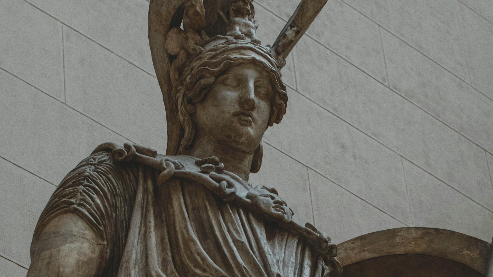 black and brown concrete statue