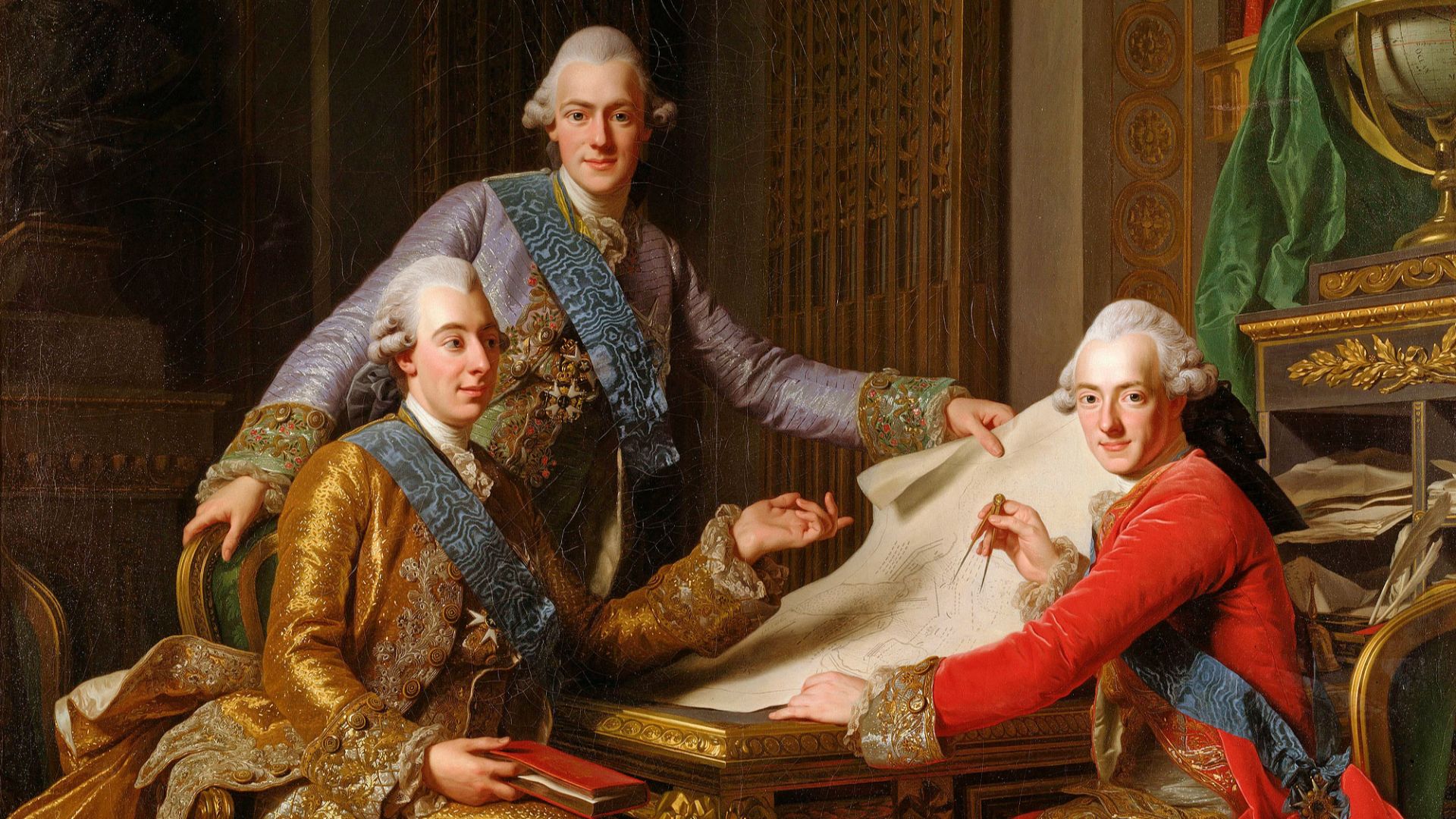 File:Gustav III, King of Sweden, and his brothers.jpg