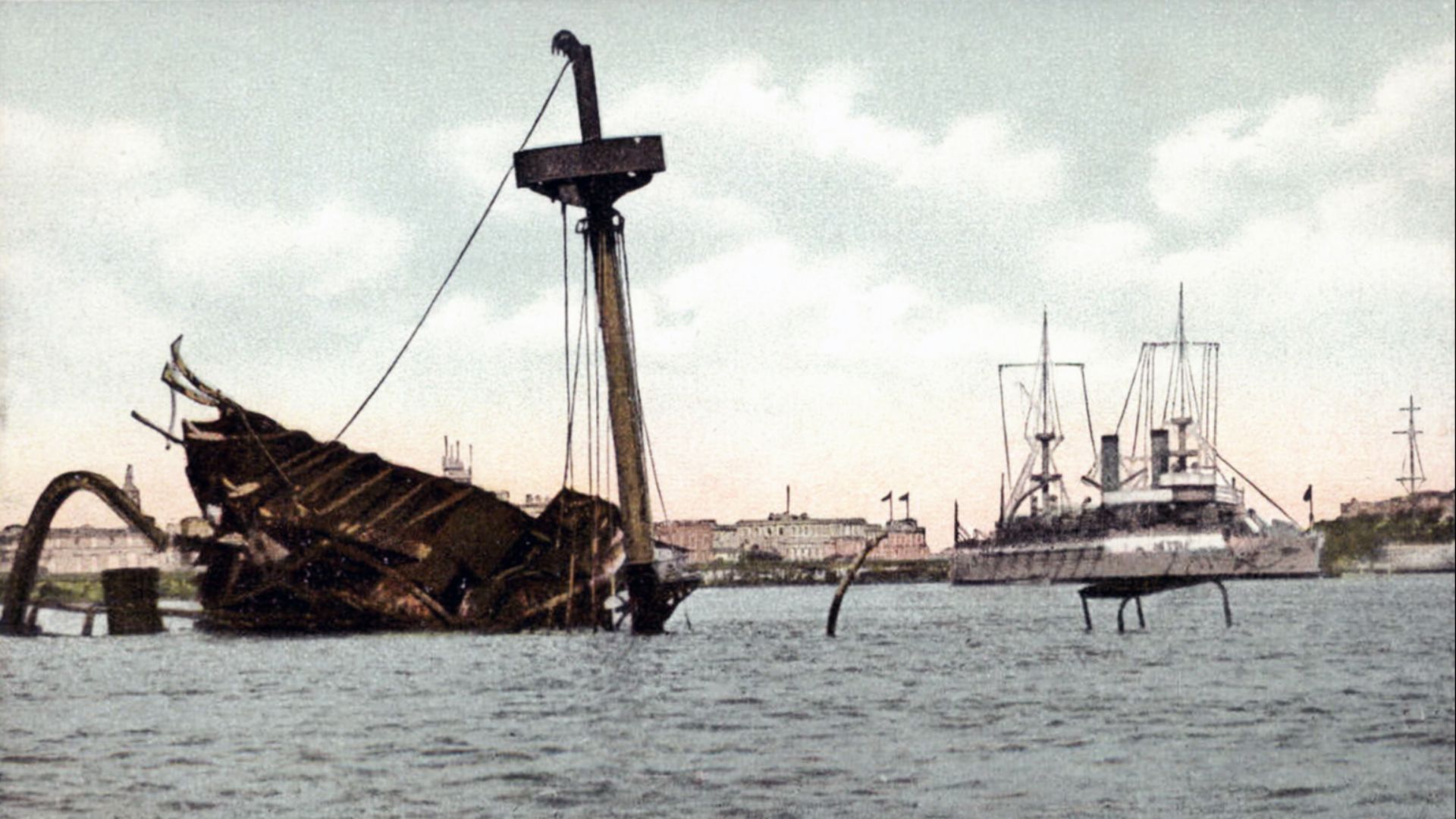 File:Havana - The USS Maine and Kentucky in Havana harbor.jpg
