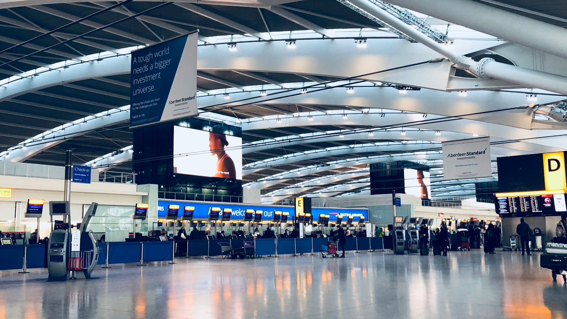 photo of departure area