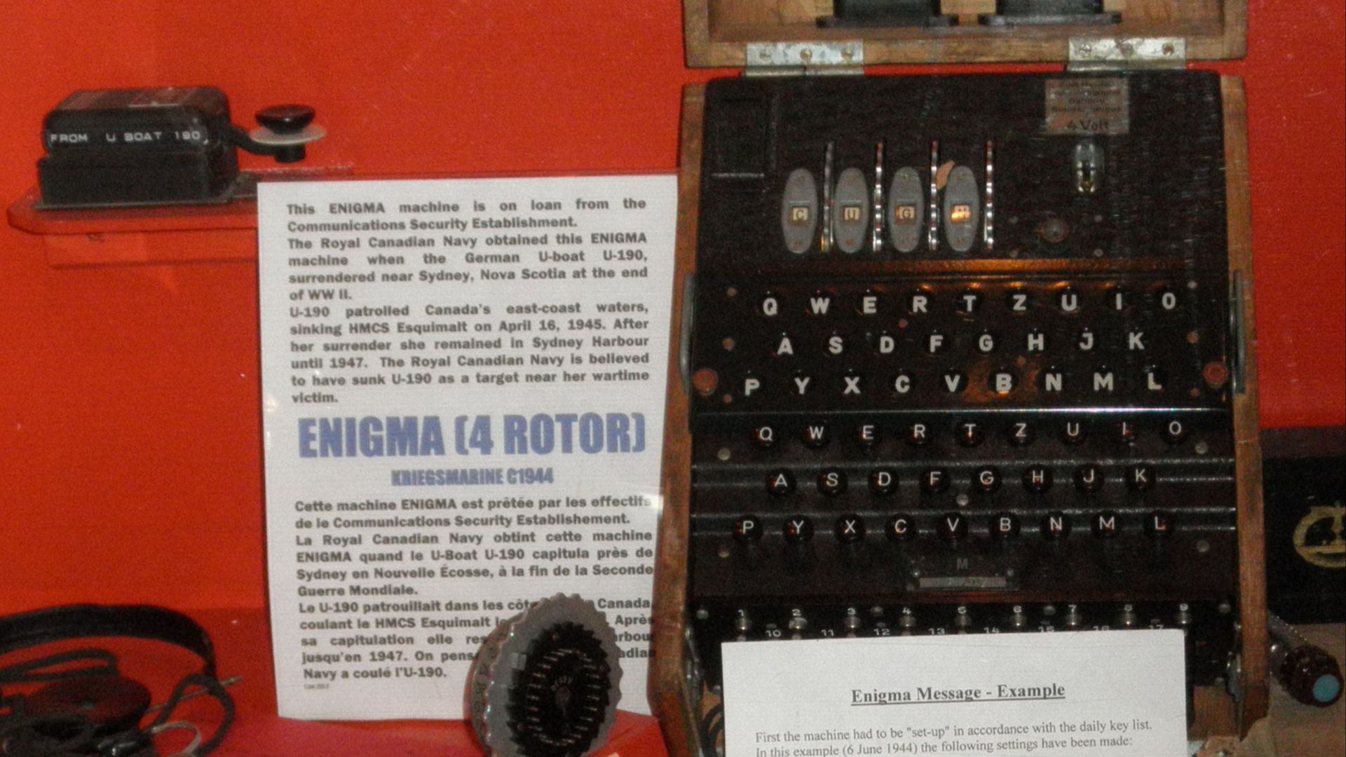 File:Enigma M4 in Military Communications and Electronics Museum in Kingston.jpg