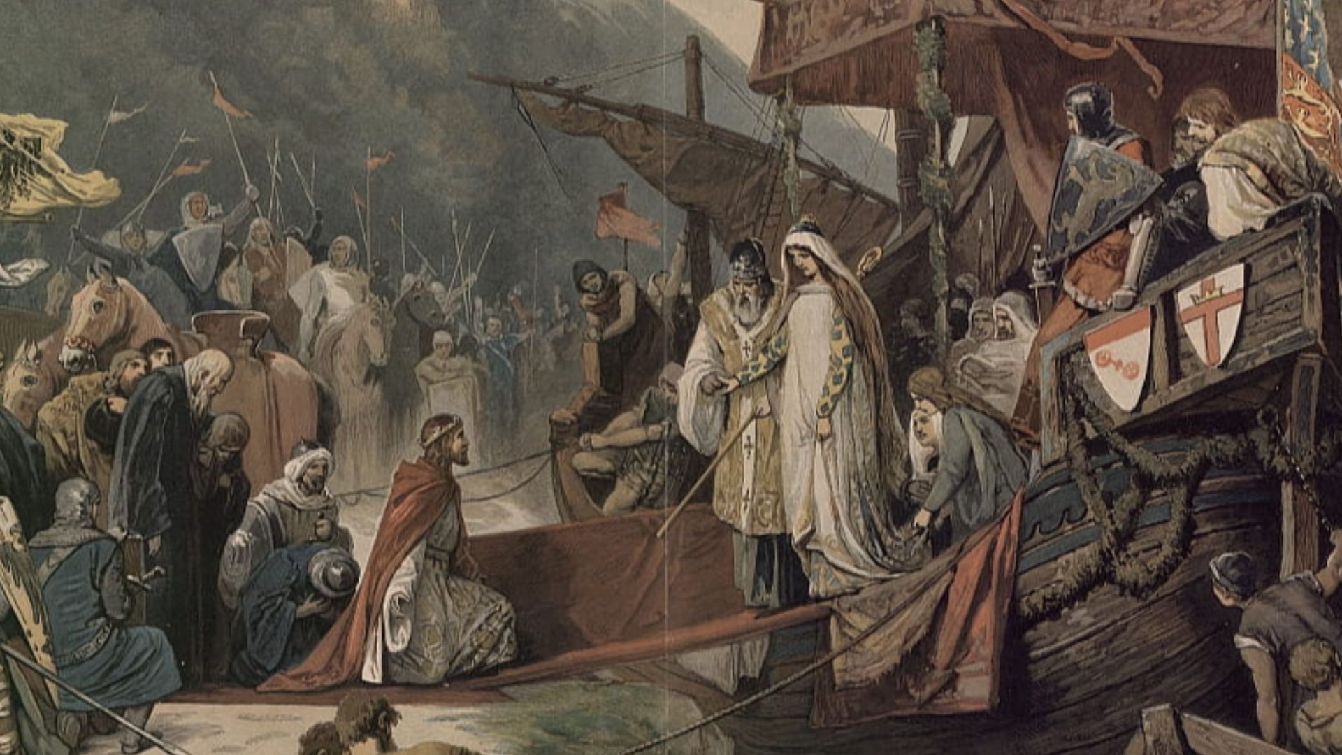 File:Alexander Zick - Emperor Frederick II receives at Stolzenfels his bride Isabella - (MeisterDrucke-1196495).jpg