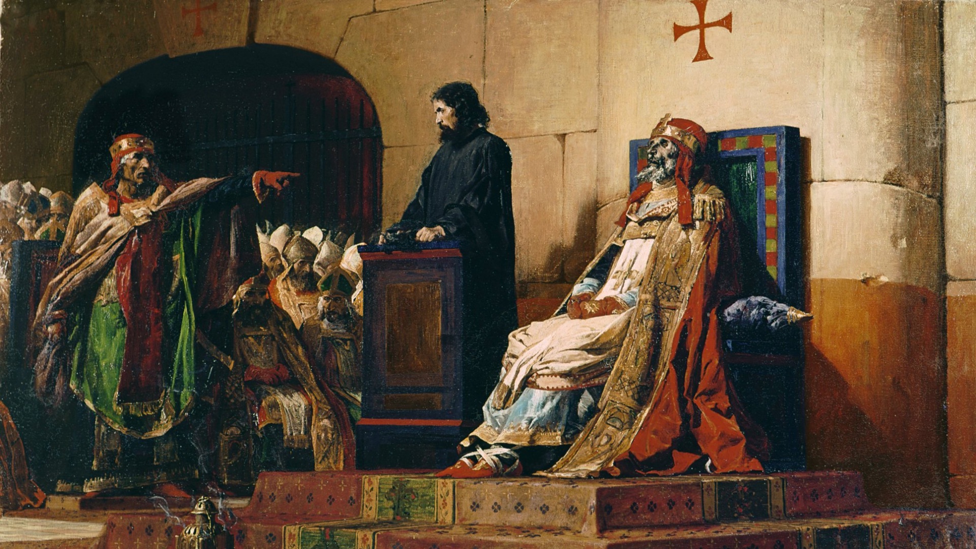 File:Jean Paul Laurens Le Pape Formose et Etienne VI 1870.jpg