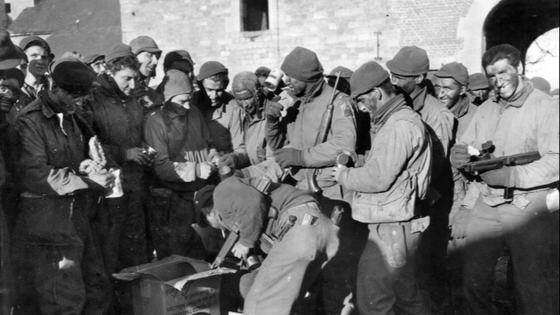 File:Hogan's 400 soldiers surrounded during the Battle of the Bulge after hiking back to friendly lines.jpg