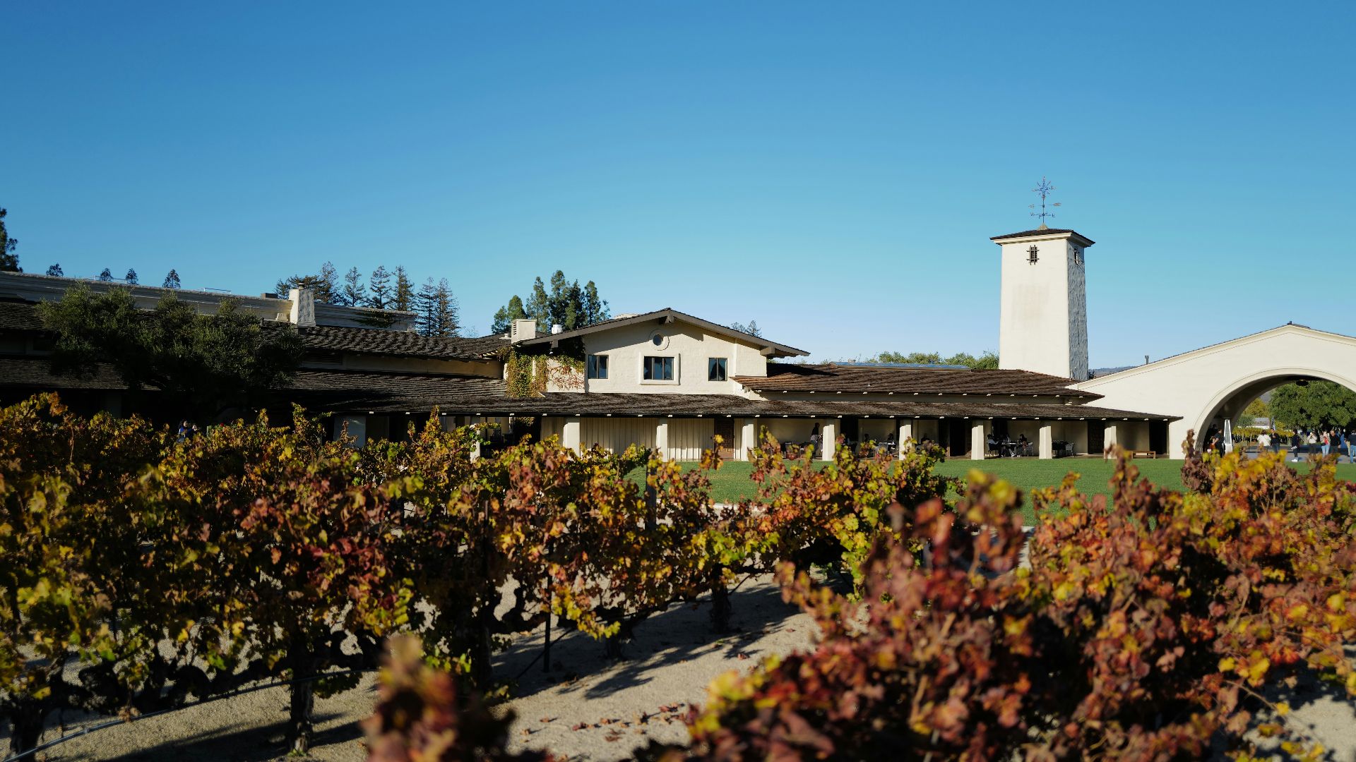 a building with a tower