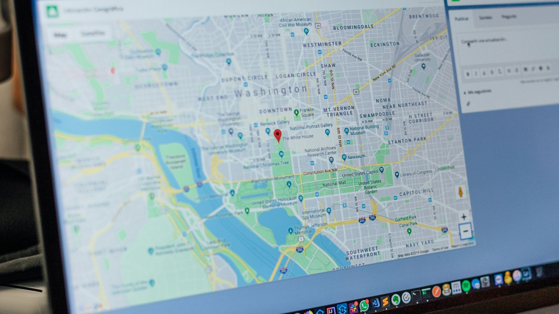 turned-on MacBook Pro