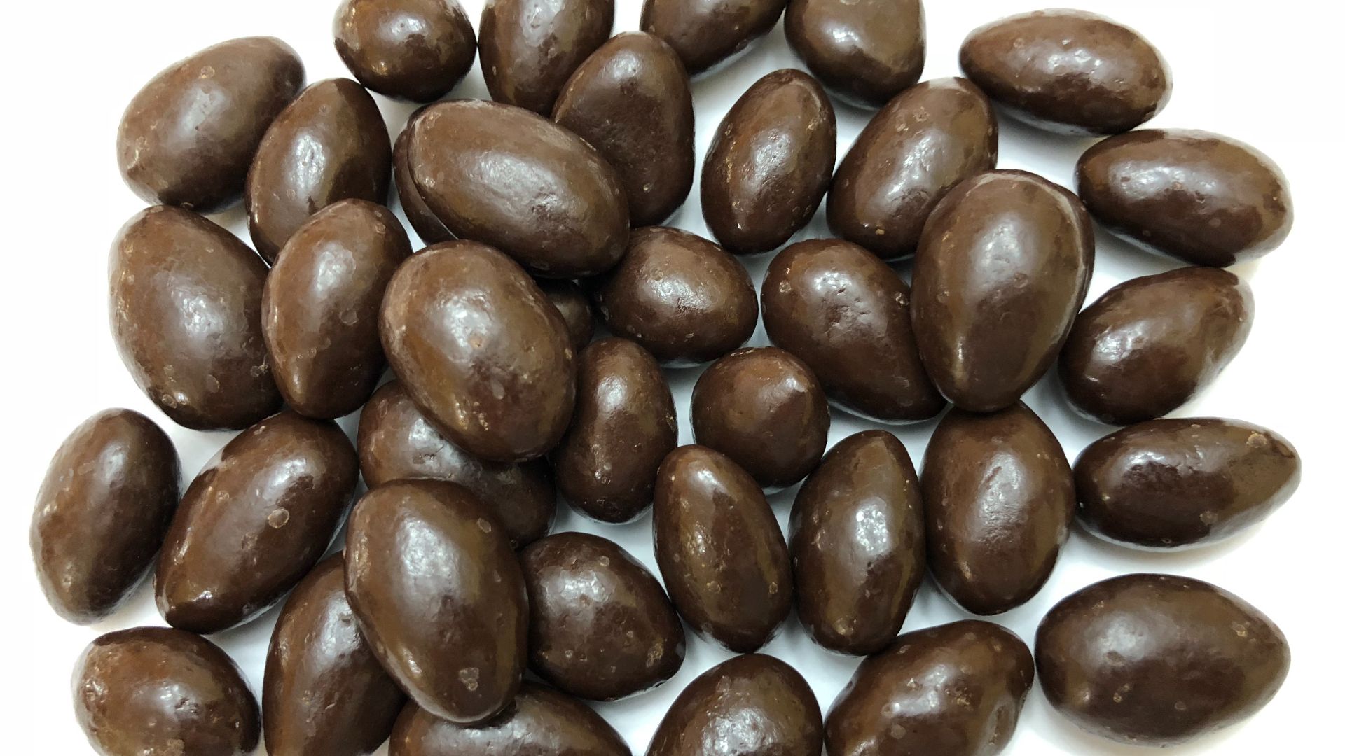 File:2020-06-12 19 13 37 A sample of Goodfield's Dipped Treats Double Dipped Almonds (Almonds covered with greek style yogurt and topped with dark chocolate) in the Franklin Farm section of Oak Hill, Fairfax County, Virginia.jpg