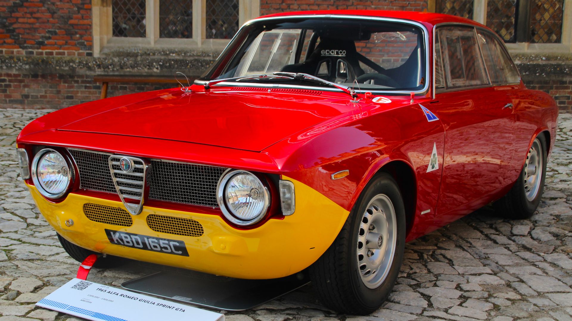 File:1965 Alfa Romeo Giulia Sprint GTA Red Low.jpg